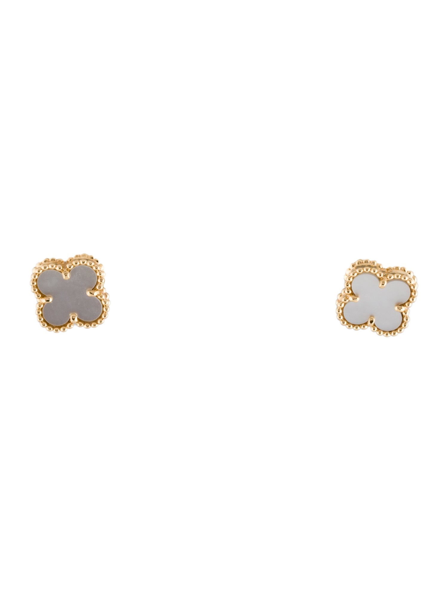 Van Cleef & Arpels Mother of Pearl Sweet Alhambra Earstuds
