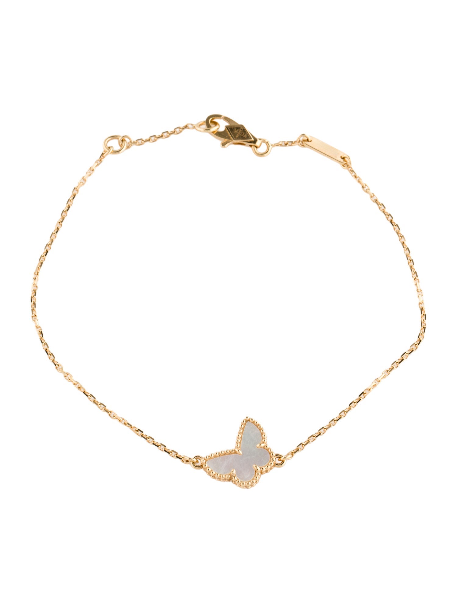 Van Cleef & Arpels Mother of Pearl Sweet Butterflies Bracelet