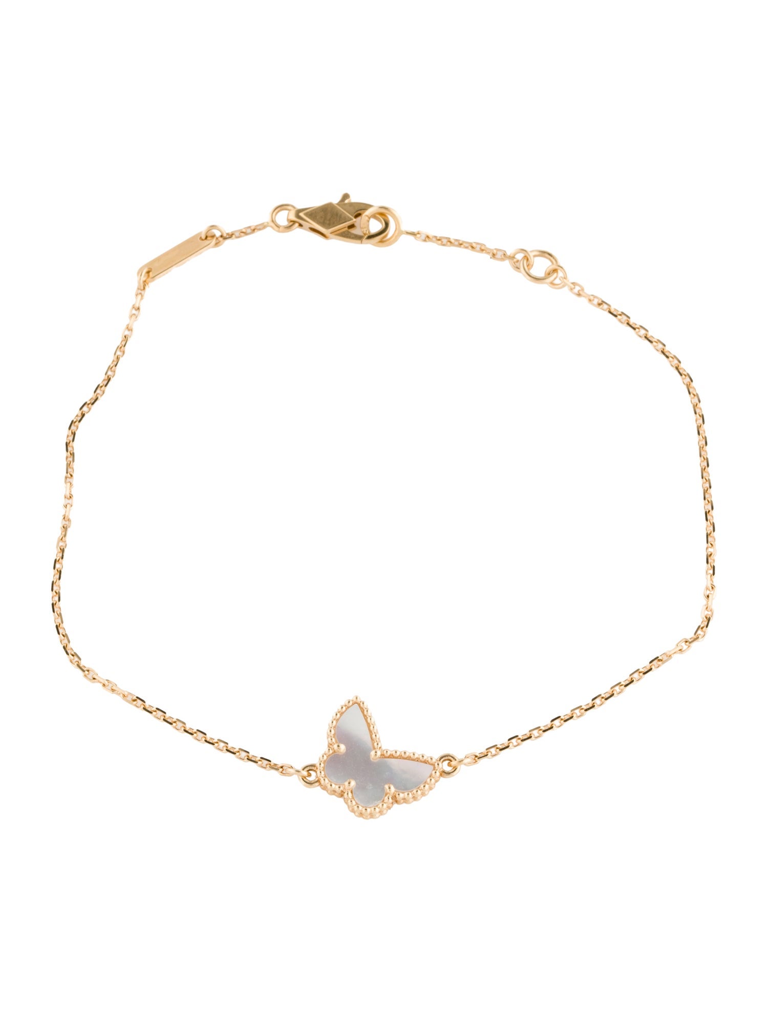 Van Cleef & Arpels Mother of Pearl Sweet Butterflies Bracelet