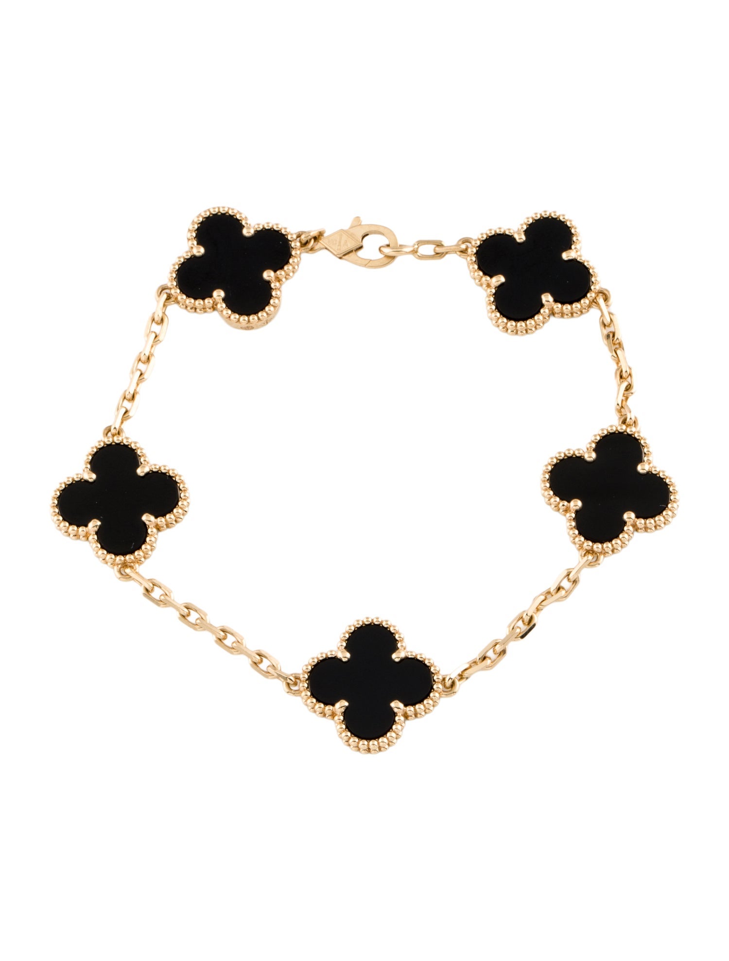Van Cleef & Arpels Vintage Alhambra Bracelet, 5 Motifs