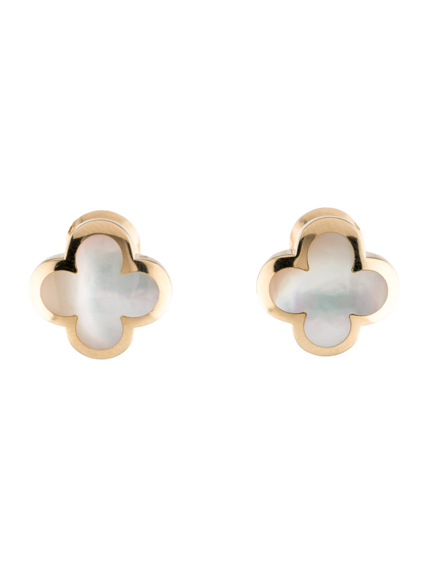 Van Cleef & Arpels Mother of Pearl Pure Alhambra Earclips
