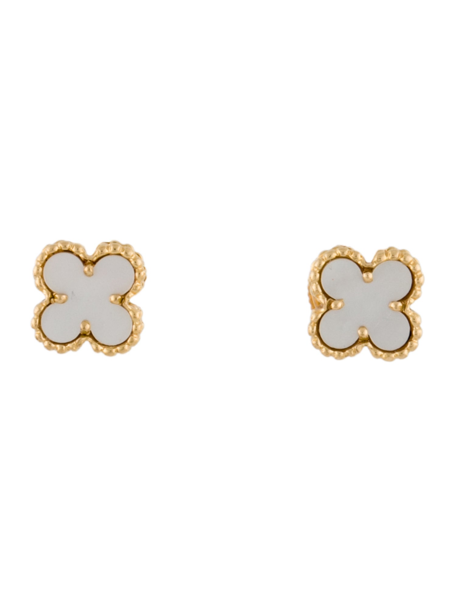 Van Cleef & Arpels Mother of Pearl Sweet Alhambra Earstuds