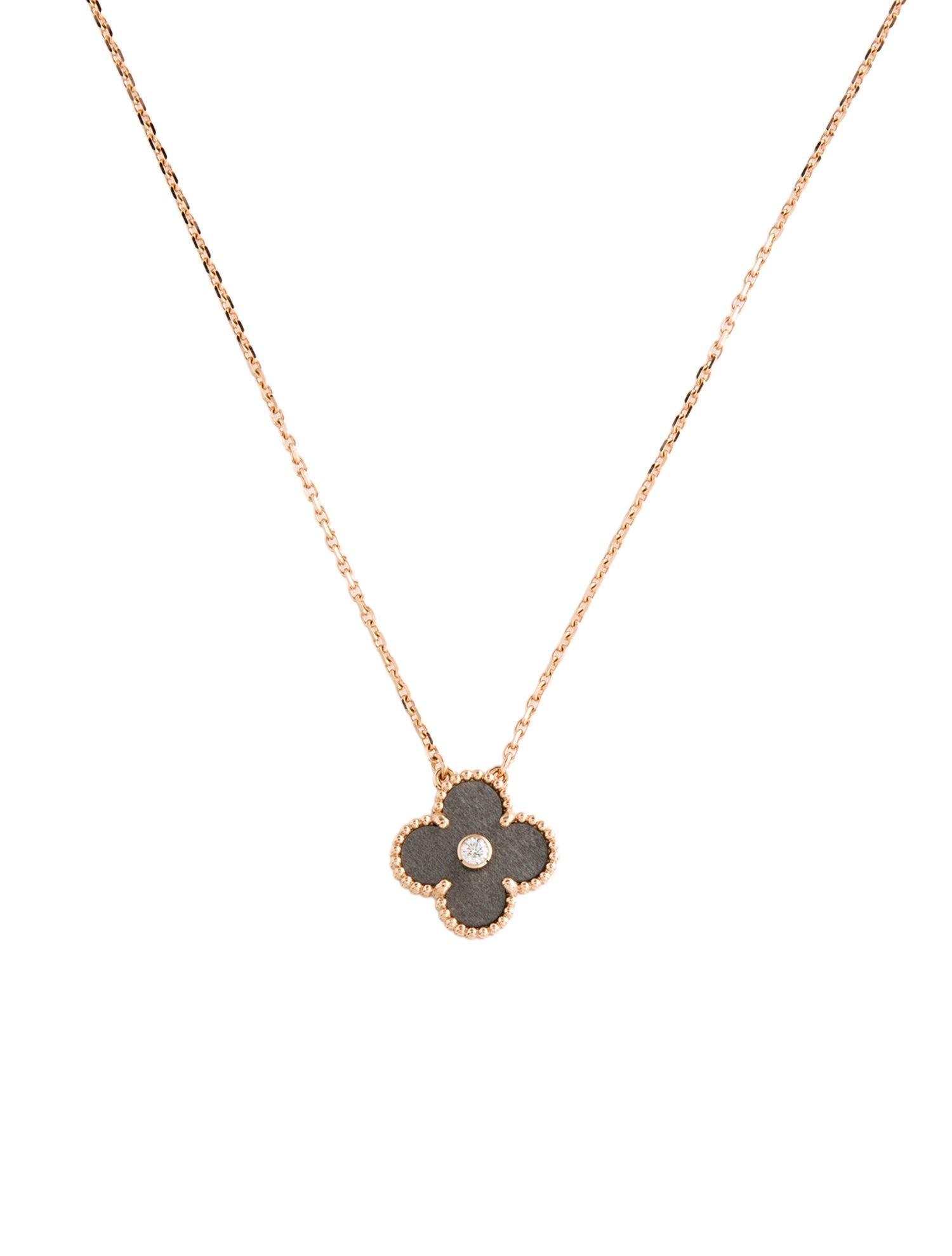 Van Cleef & Arpels 2023 Limited Edition Vintage Alhambra Pendant Necklace