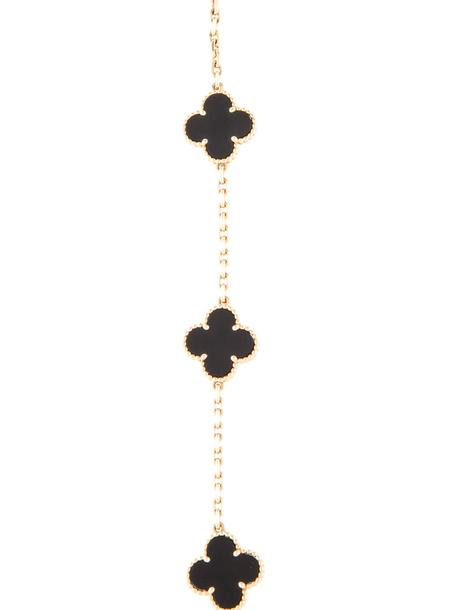 Van Cleef & Arpels Vintage Alhambra Long Necklace, 20 Motifs
