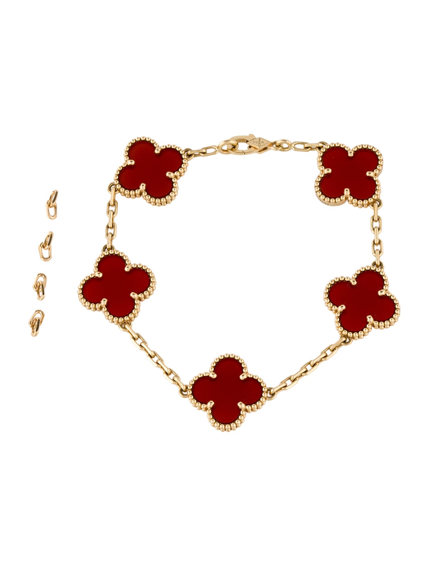 Van Cleef & Arpels Vintage Alhambra Bracelet, 5 Motifs