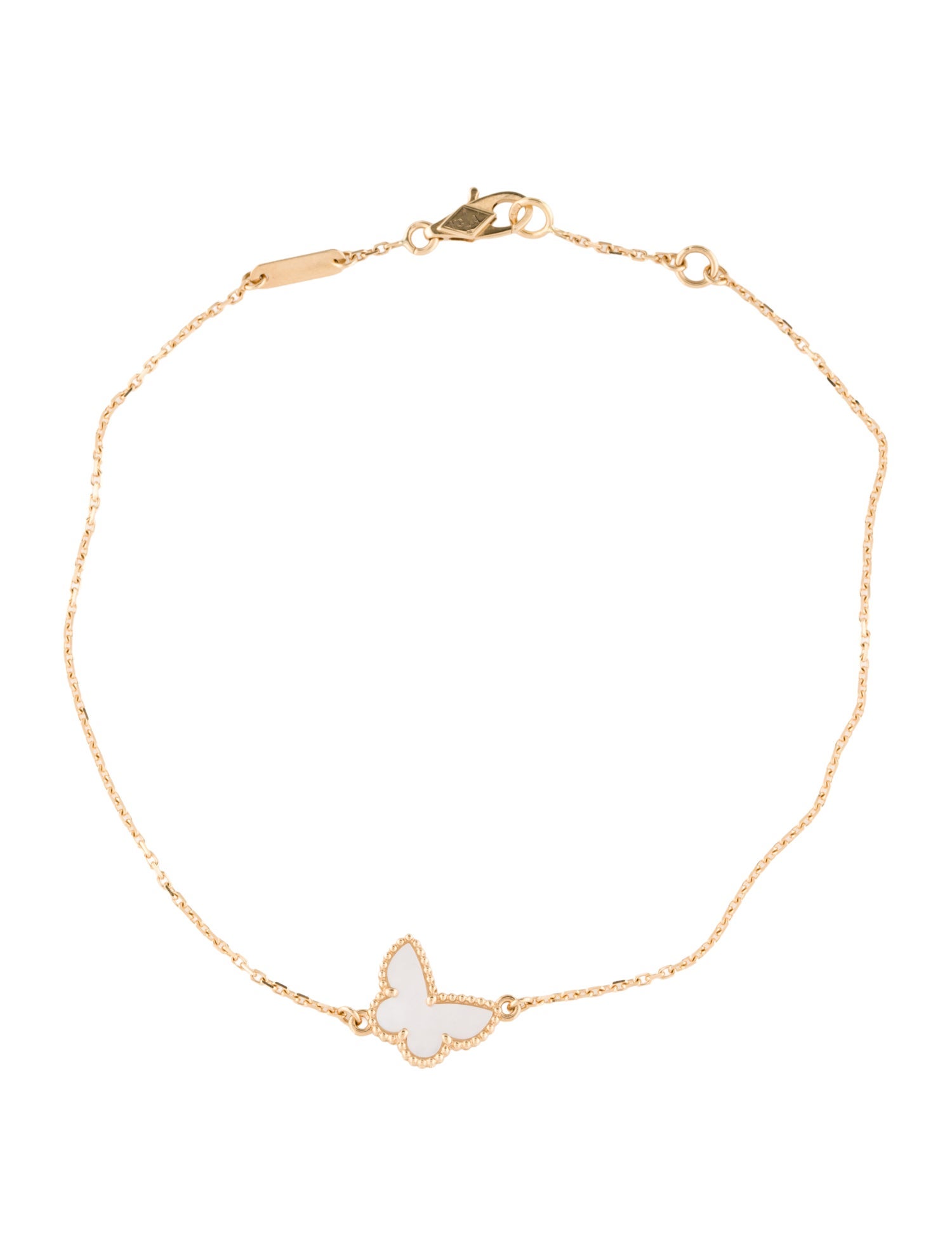 Van Cleef & Arpels Mother of Pearl Sweet Butterflies Bracelet