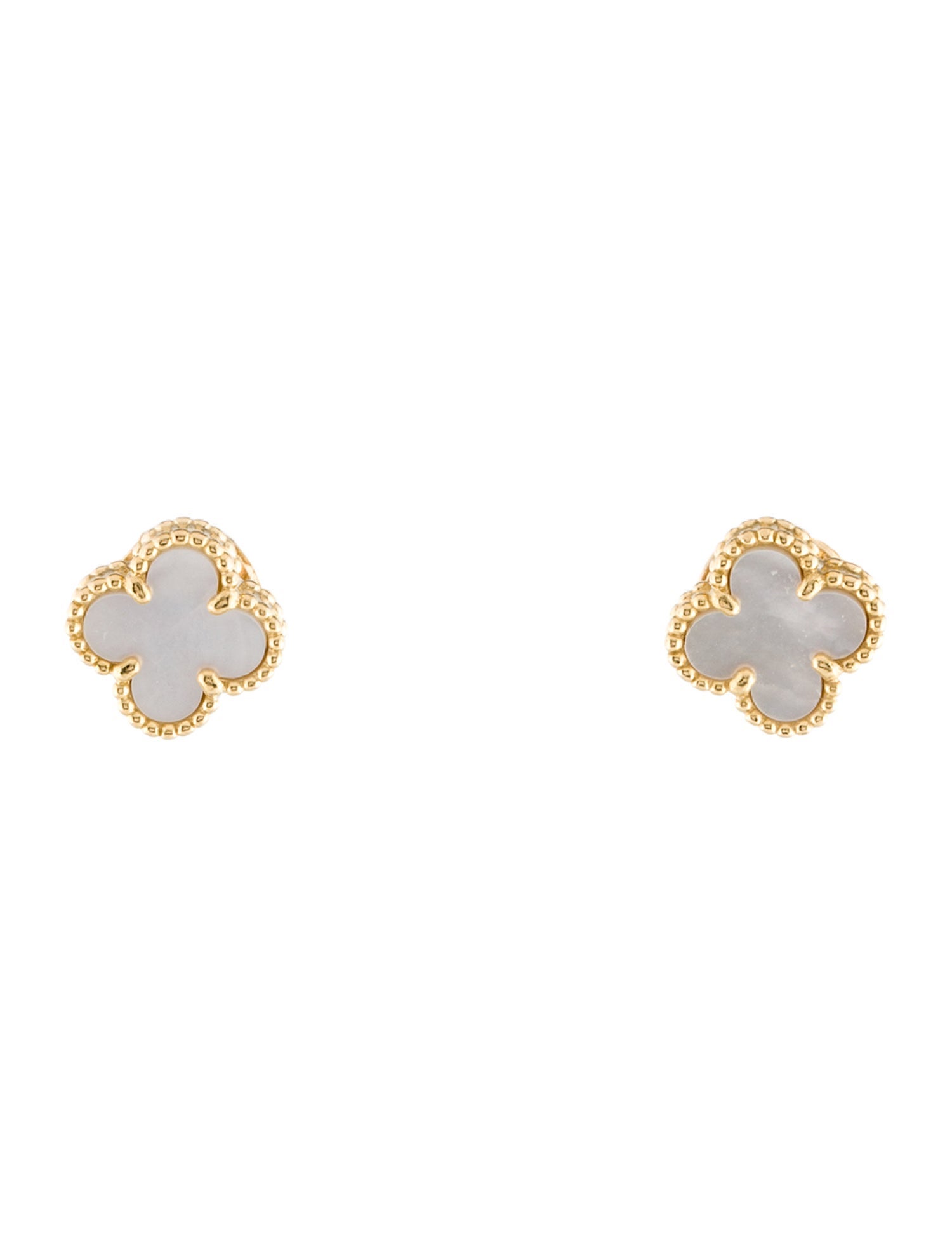 Van Cleef & Arpels Mother of Pearl Sweet Alhambra Earstuds