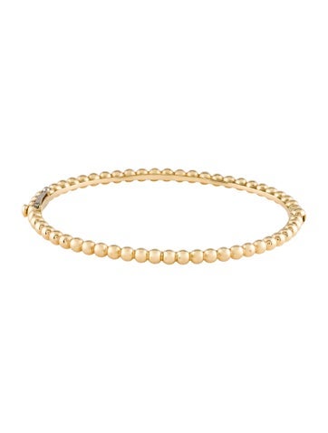 Pre-owned Van Cleef & Arpels Perlée Pearls Of Gold Bracelet, Medium Model, 6.5" In Multi