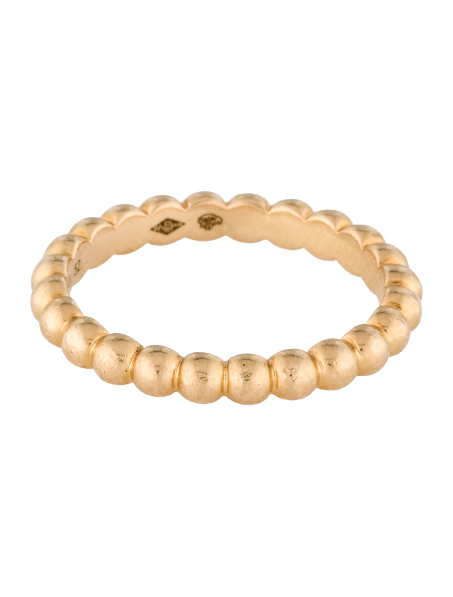 Van Cleef & Arpels Medium Perlée Pearls of Gold Ring