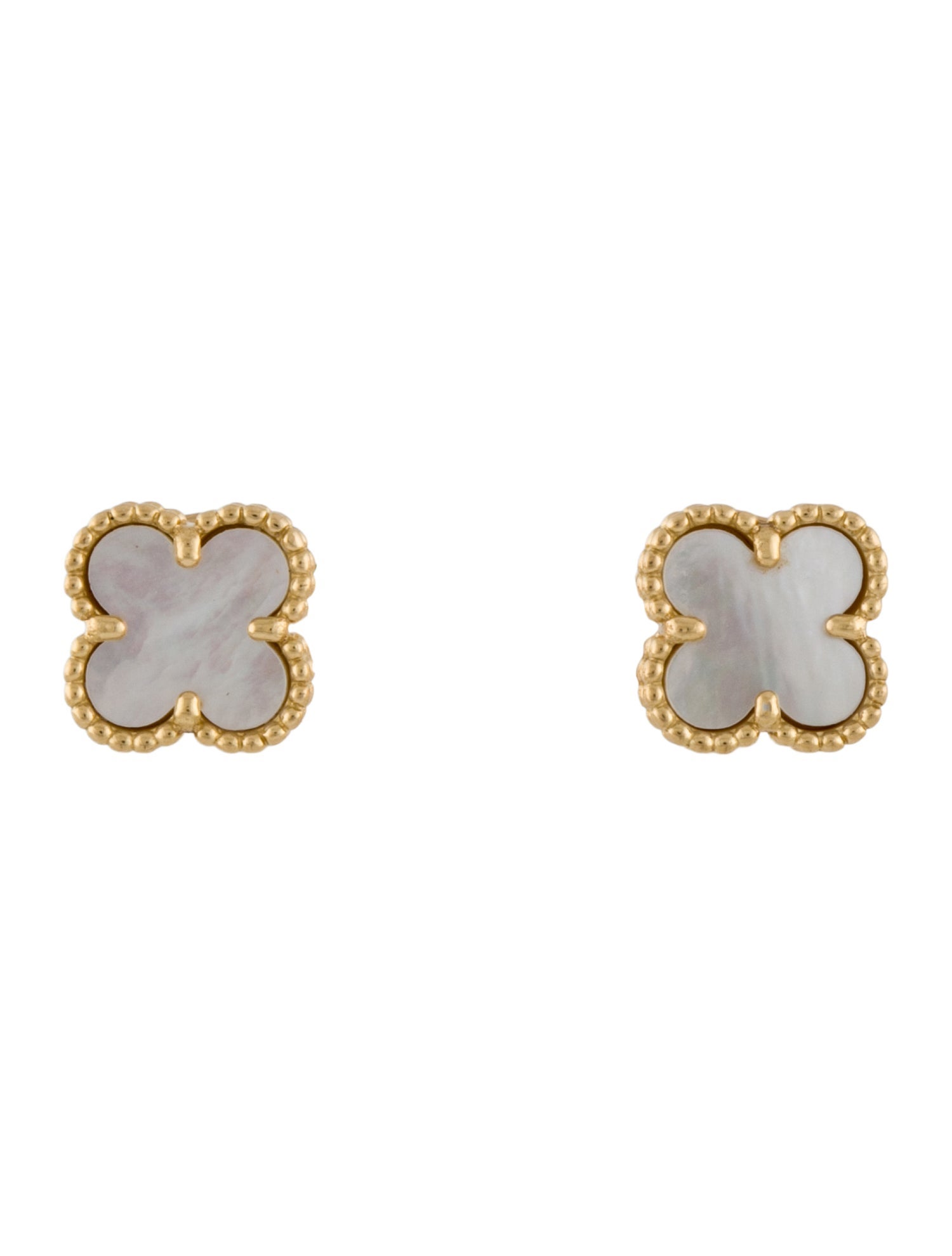 Van Cleef & Arpels Mother of Pearl Sweet Alhambra Earstuds