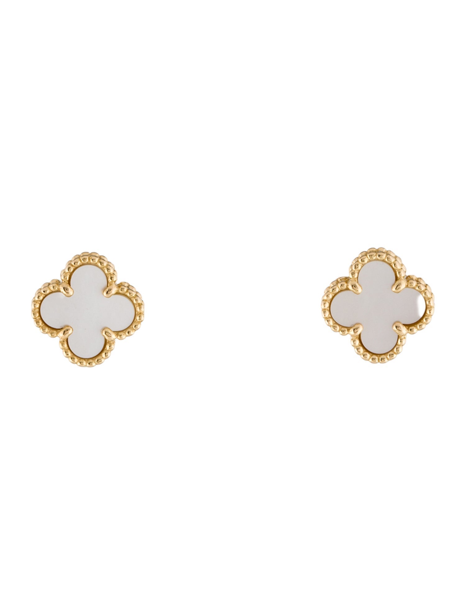 Van Cleef & Arpels Mother of Pearl Sweet Alhambra Earstuds