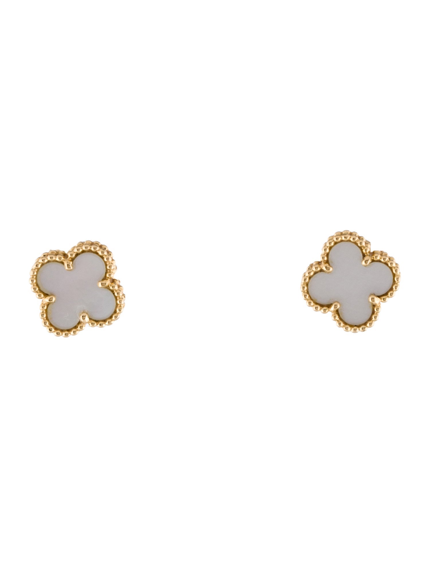 Van Cleef & Arpels Mother of Pearl Sweet Alhambra Earstuds