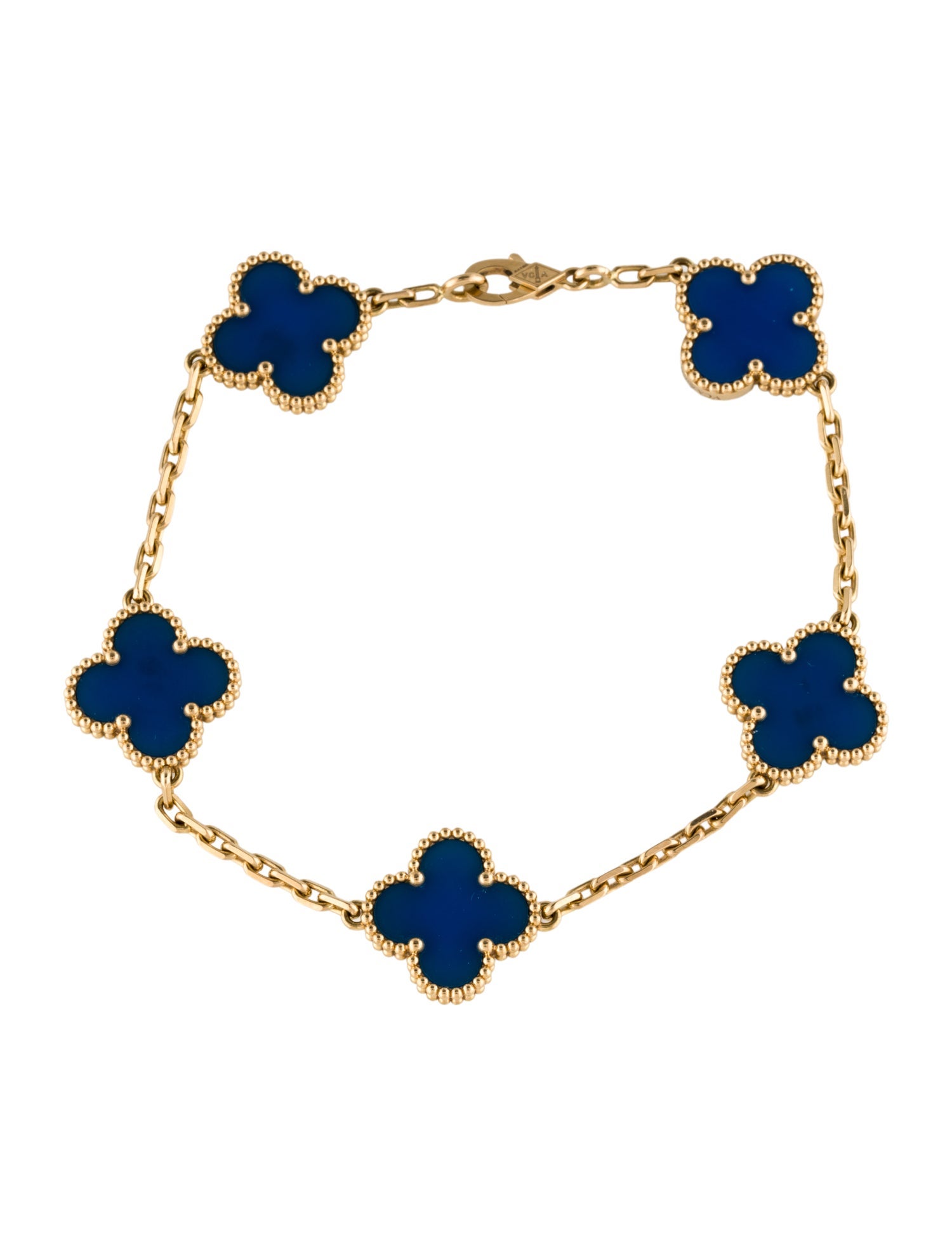 Van Cleef & Arpels Vintage Alhambra Bracelet, 5 Motifs