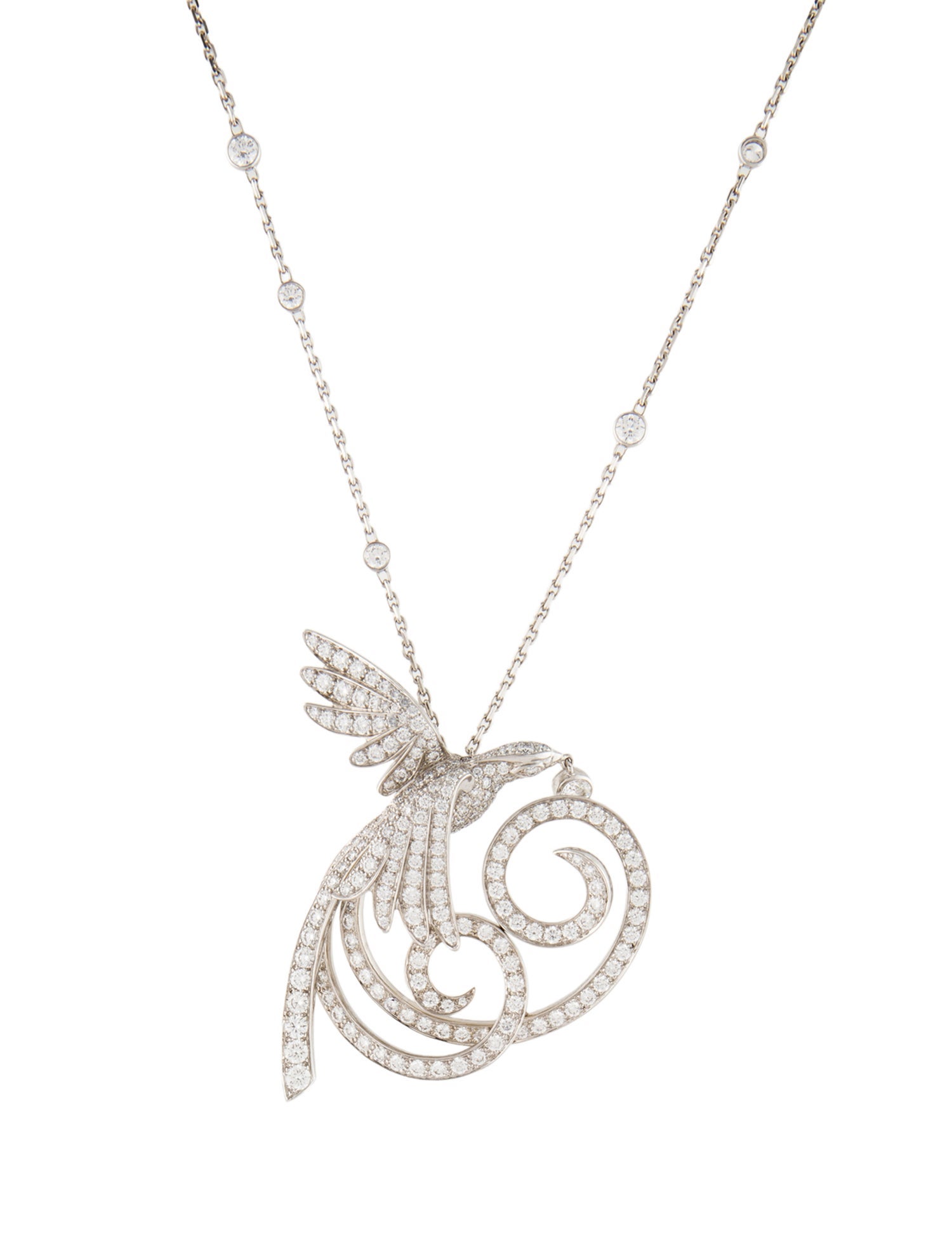 Van Cleef & Arpels Oiseaux de Paradis Pendant Necklace