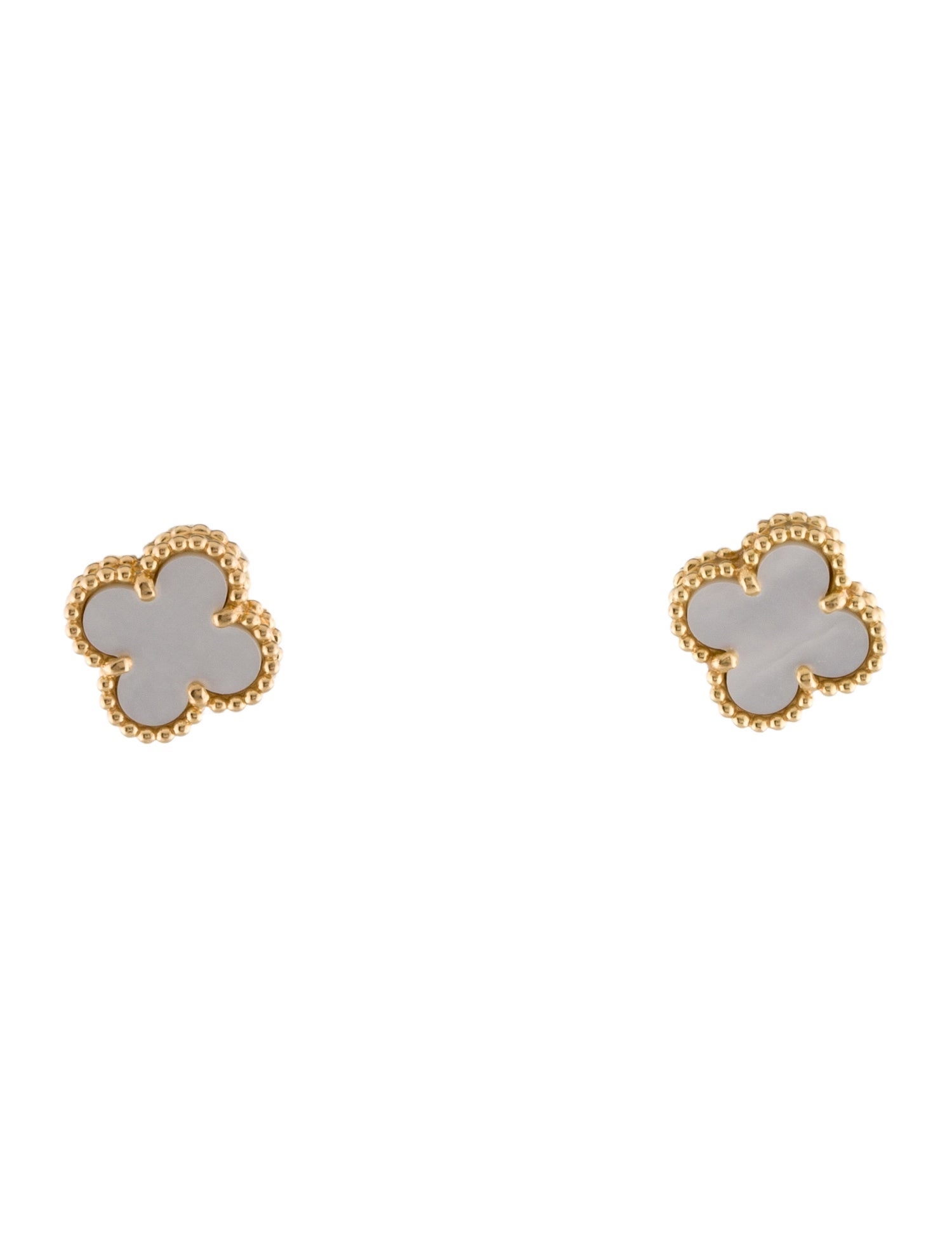 Van Cleef & Arpels Mother of Pearl Sweet Alhambra Earstuds