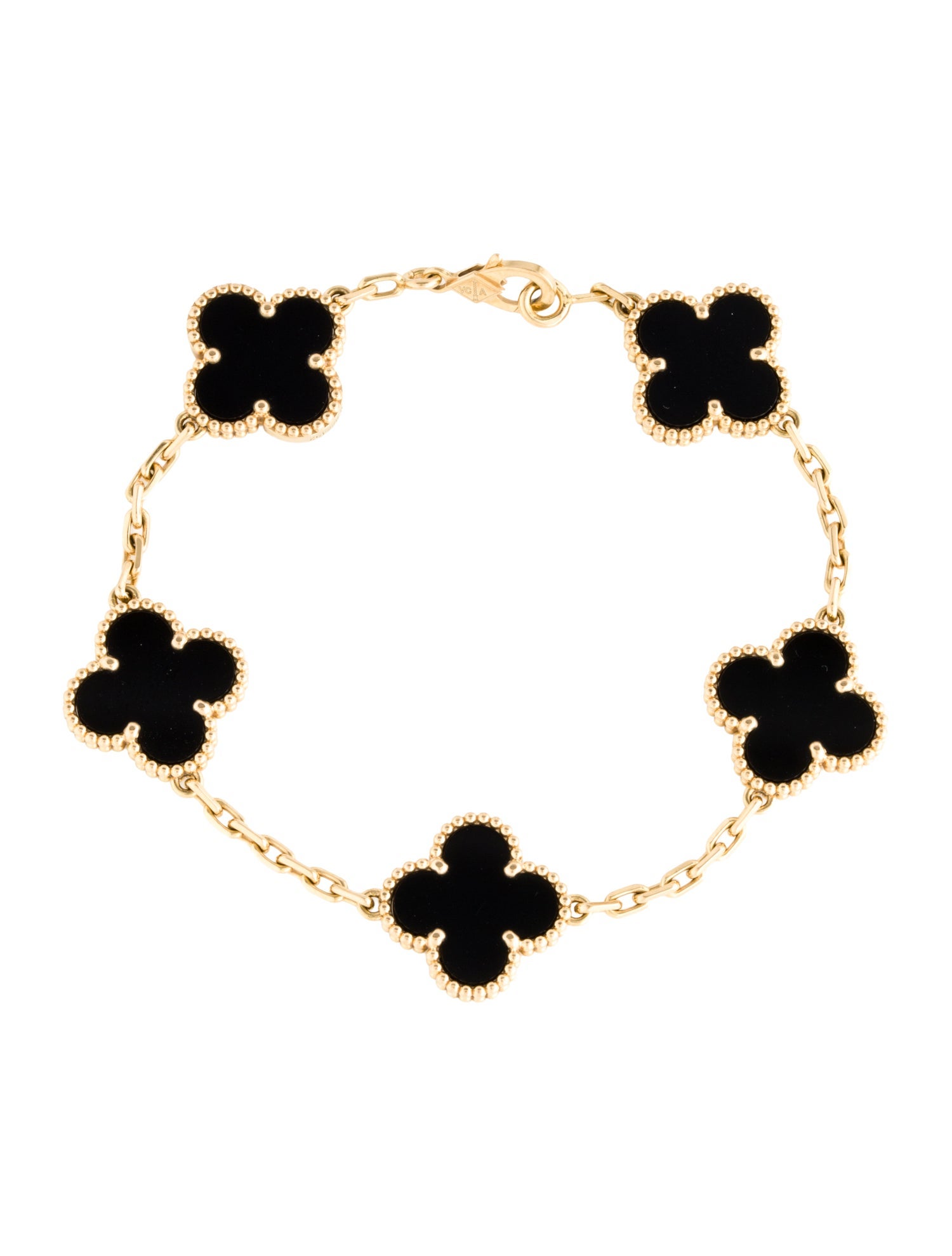 Van Cleef & Arpels Vintage Alhambra Bracelet, 5 Motifs