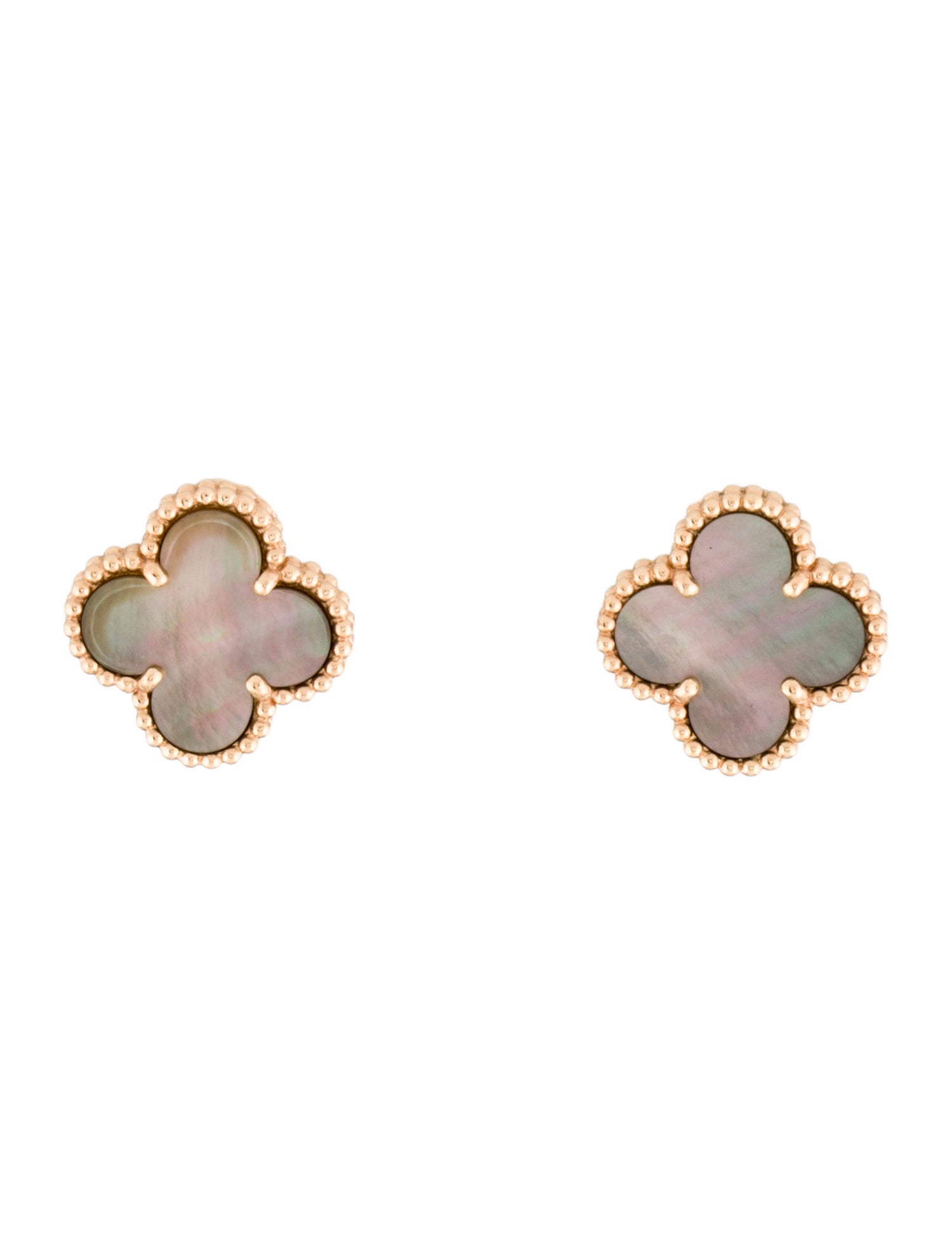 Van Cleef & Arpels Mother of Pearl Vintage Alhambra Earring