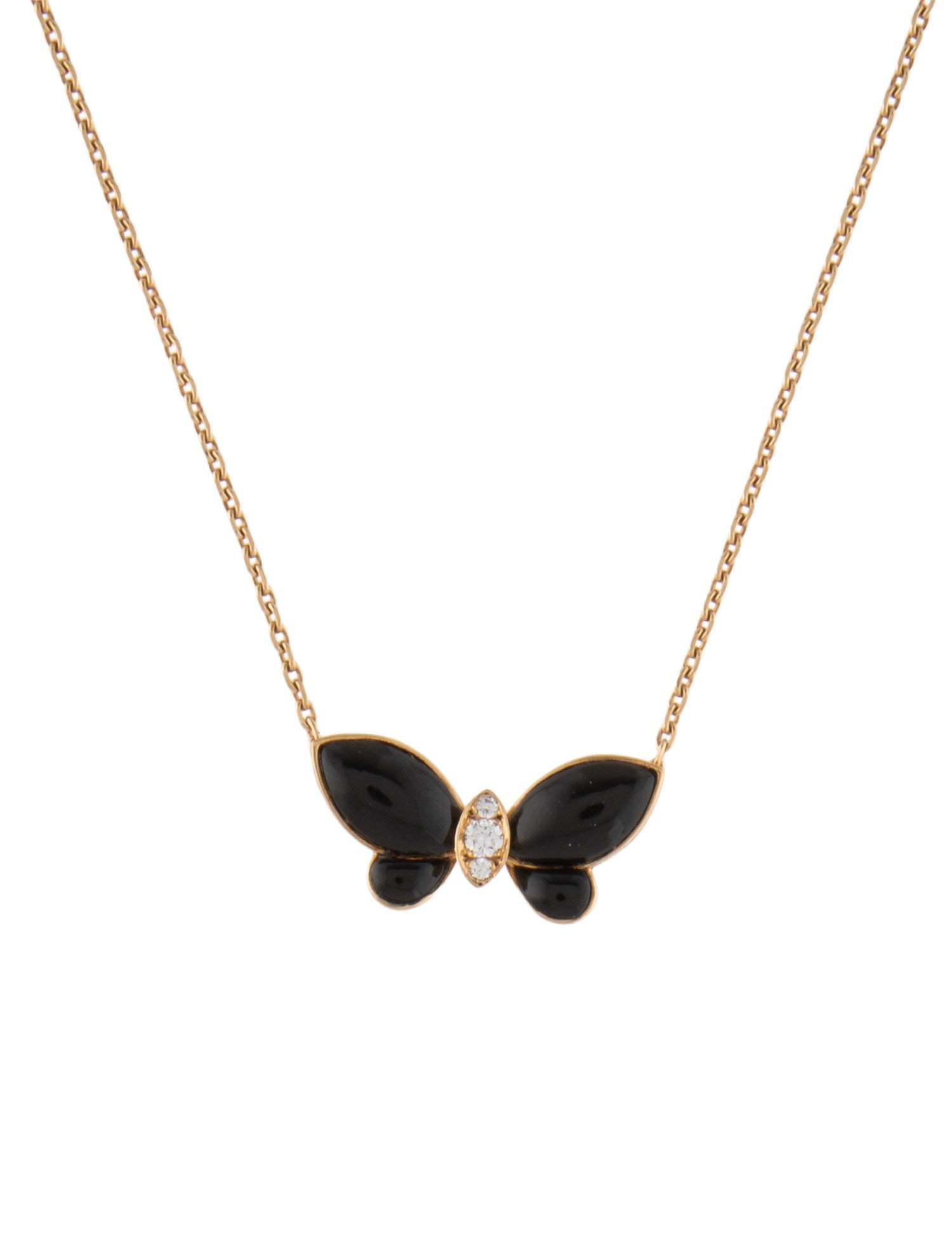 Van Cleef & Arpels Vintage Butterfly Pendant Necklace