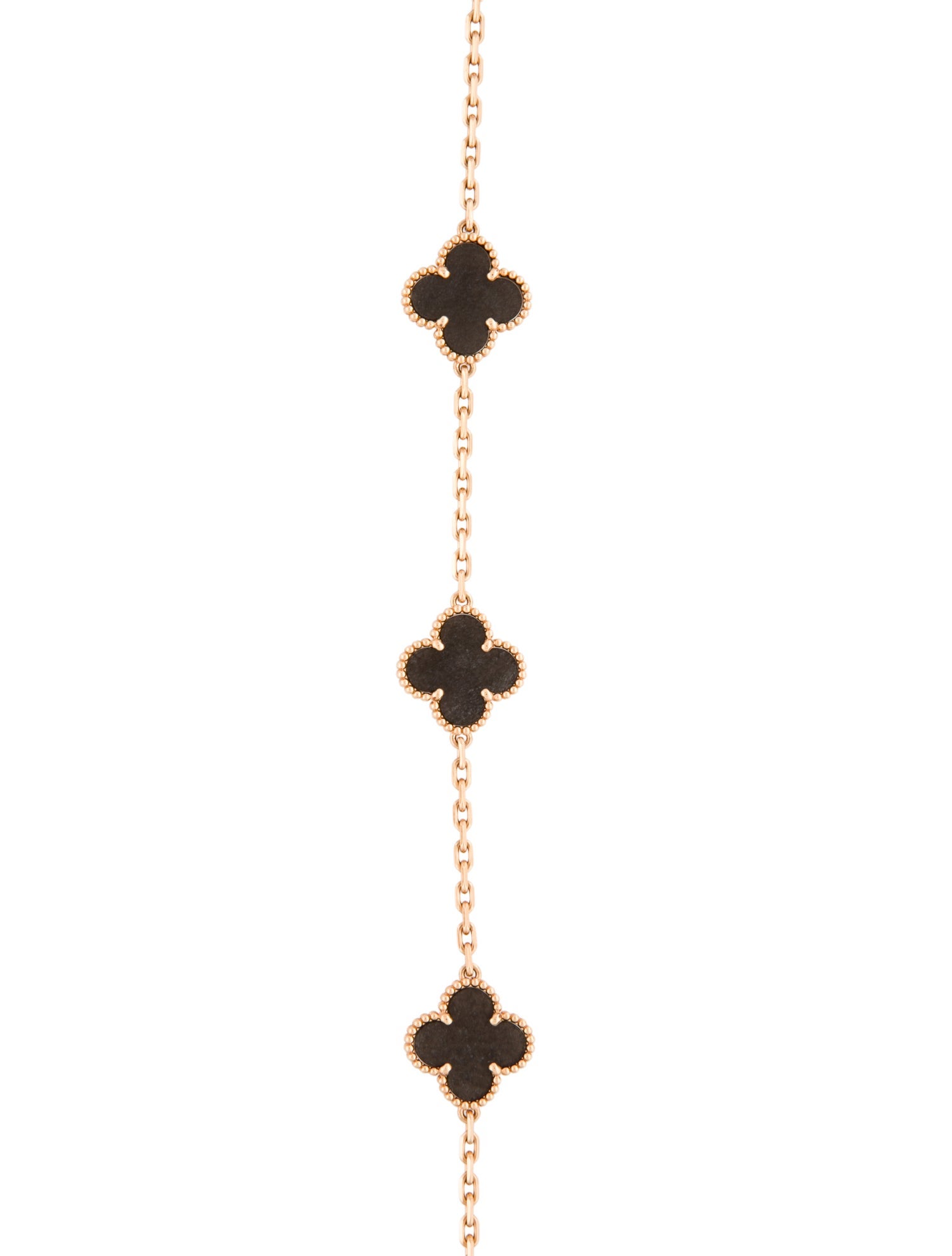 Van Cleef & Arpels 2023 Limited Edition Vintage Alhambra Long Necklace, 20 Motifs
