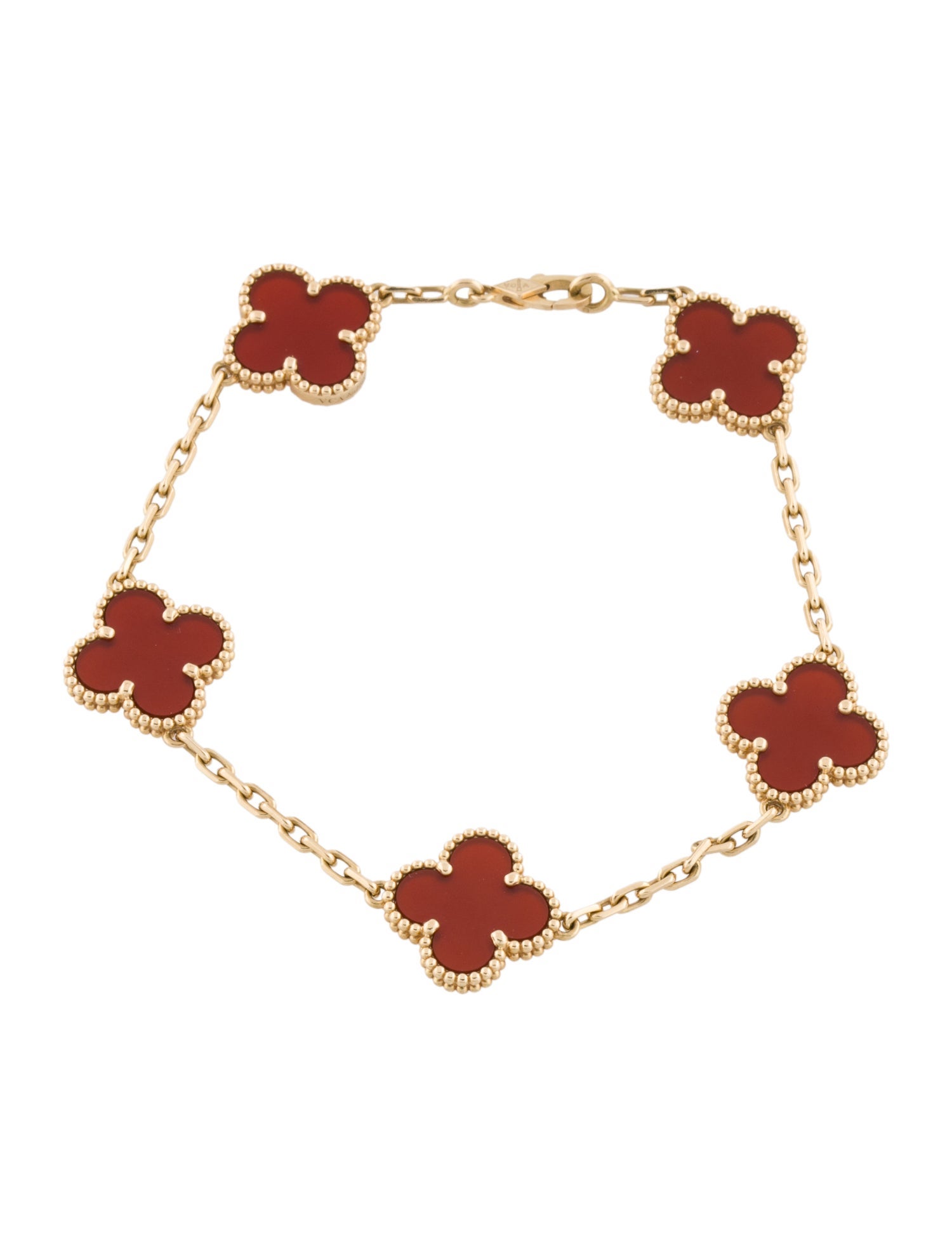 Van Cleef & Arpels Vintage Alhambra Bracelet, 5 Motifs