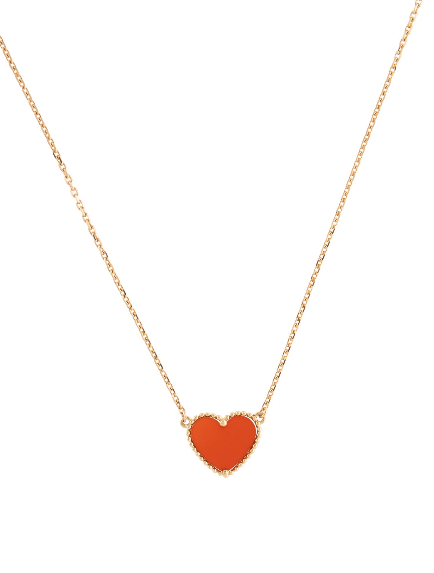 Van Cleef & Arpels Lucky Heart Pendant Necklace