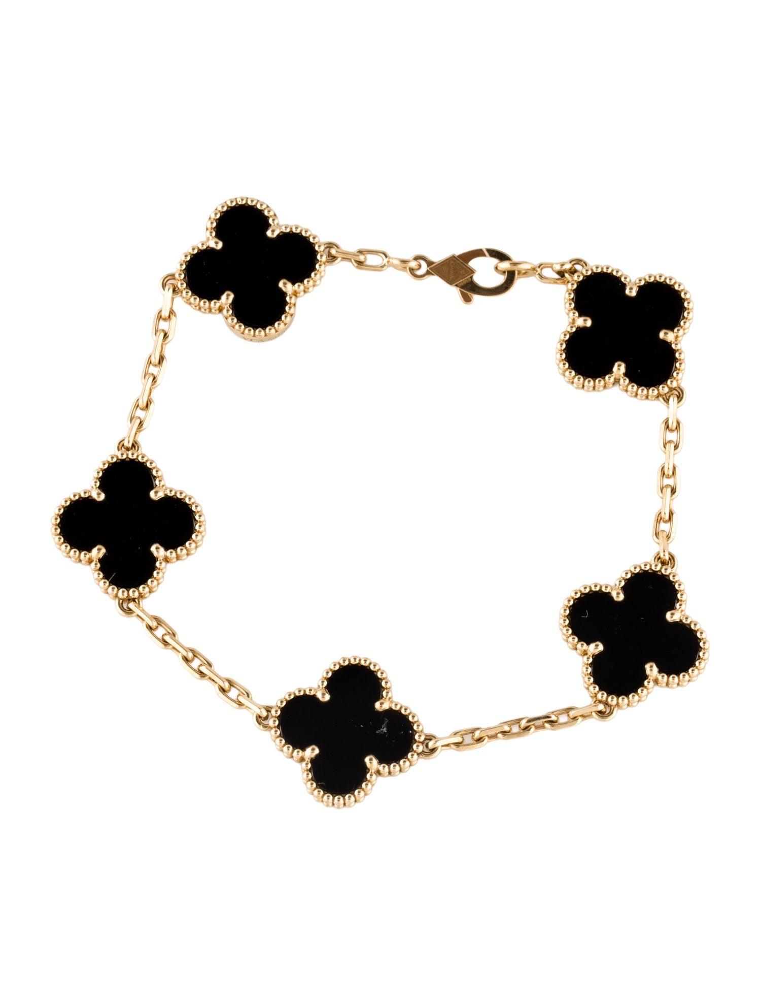 Van Cleef & Arpels Vintage Alhambra 5 Motif Bracelet