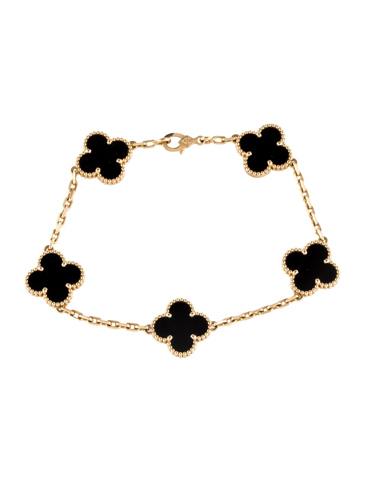 Van Cleef & Arpels Vintage Alhambra 5 Motif Bracelet