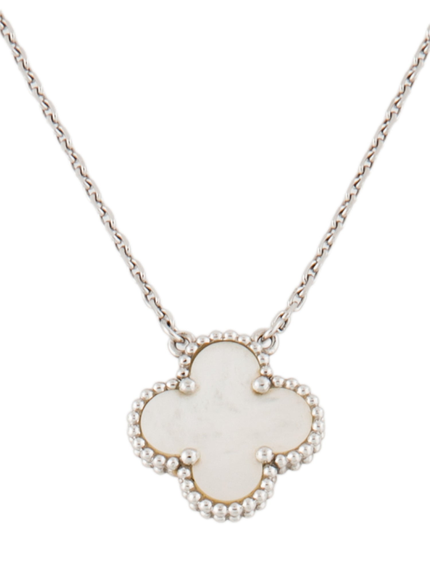 Van Cleef & Arpels Vintage Alhambra Pendant Necklace