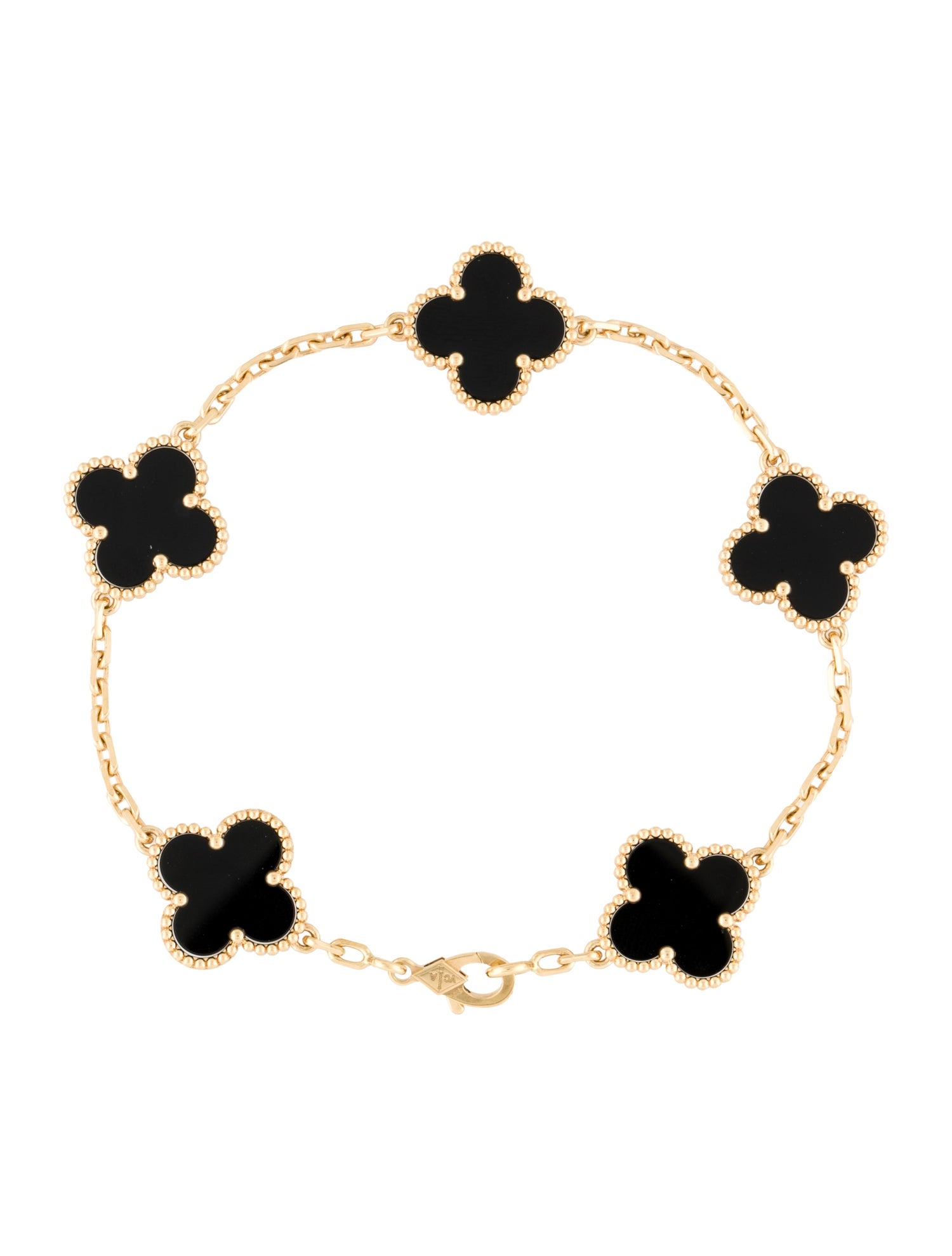 Van Cleef & Arpels Vintage Alhambra Bracelet, 5 Motifs