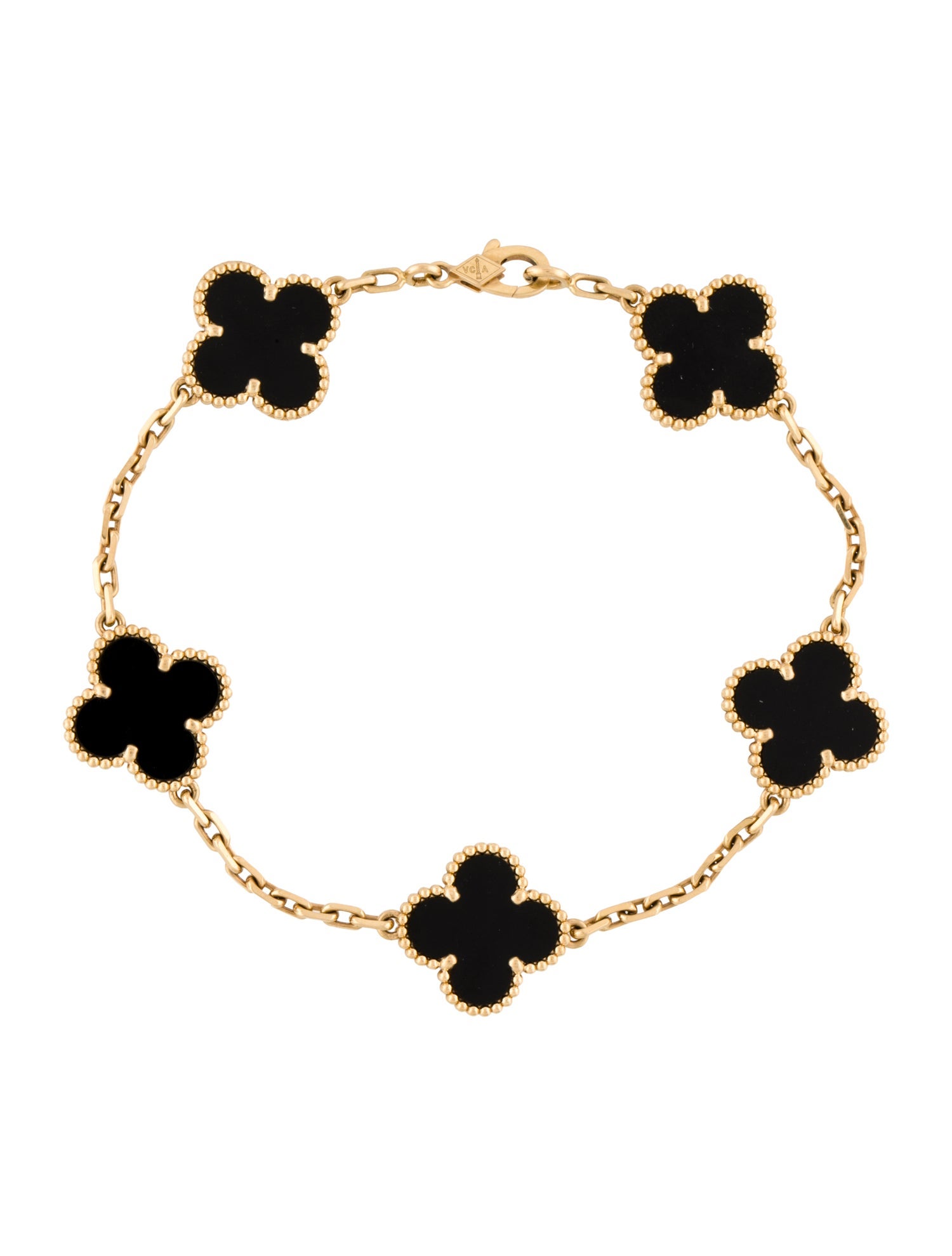 Van Cleef & Arpels Vintage Alhambra Bracelet, 5 Motifs
