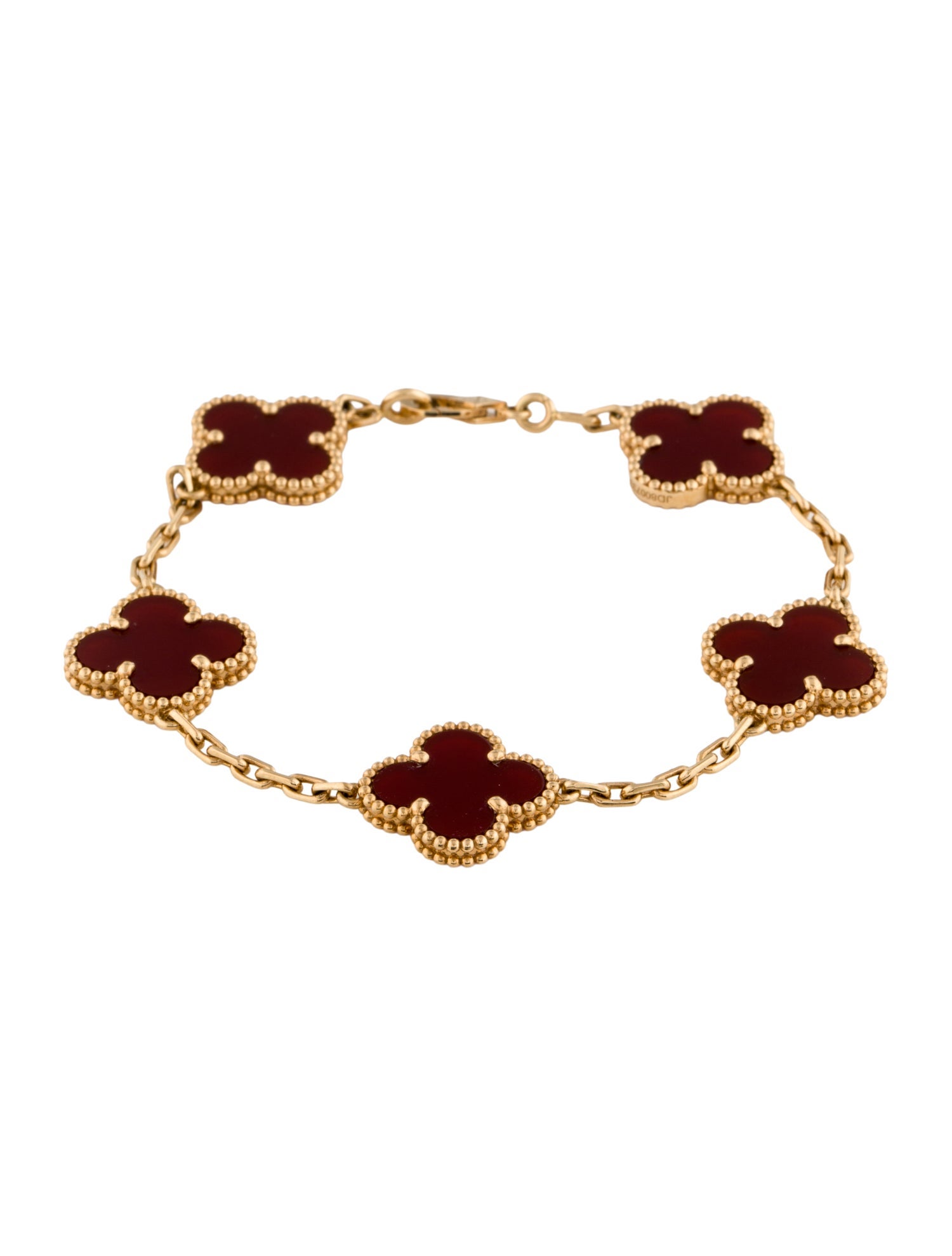 Van Cleef & Arpels Vintage Alhambra Bracelet, 5 Motif