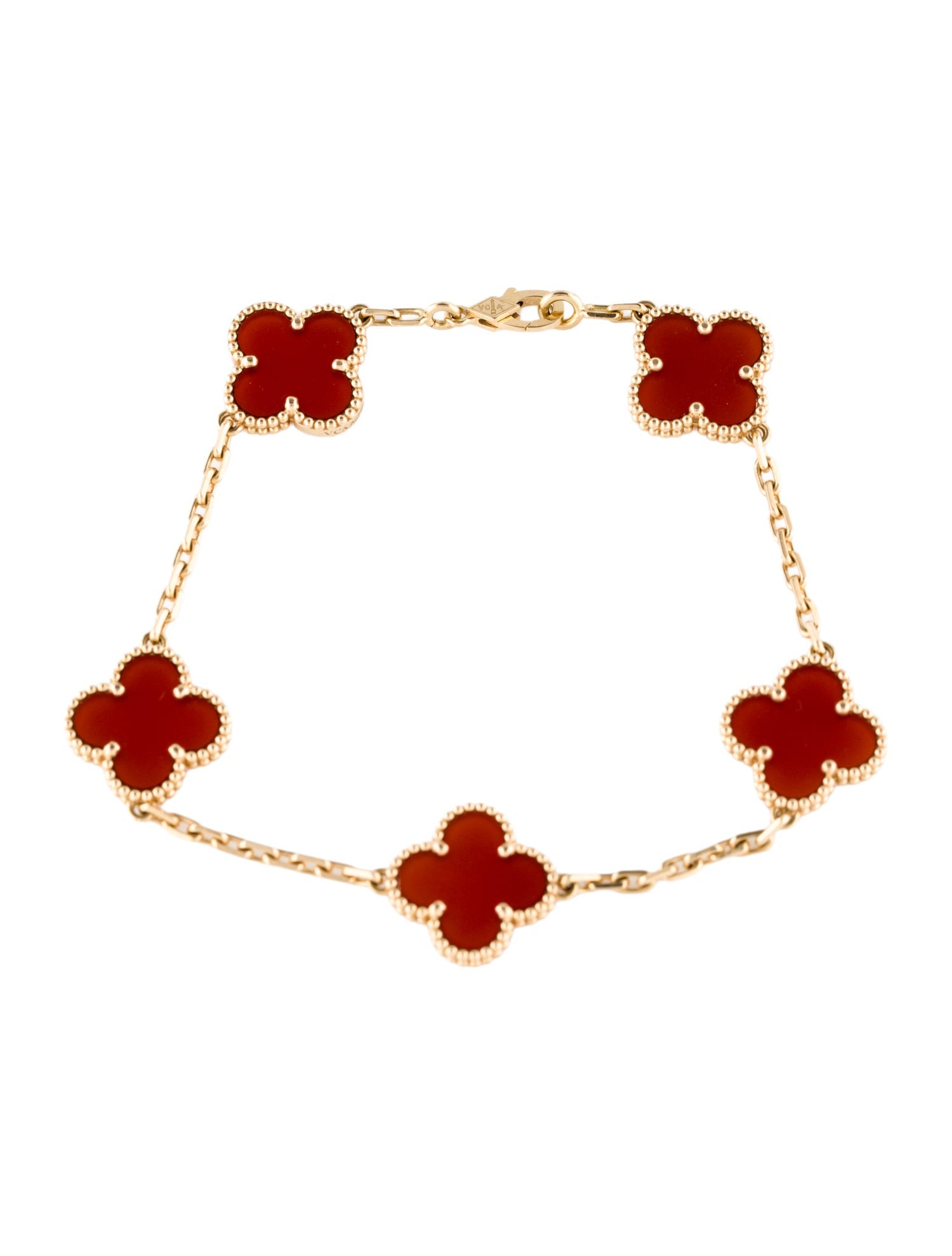 Van Cleef & Arpels Vintage Alhambra 5 Motif Bracelet