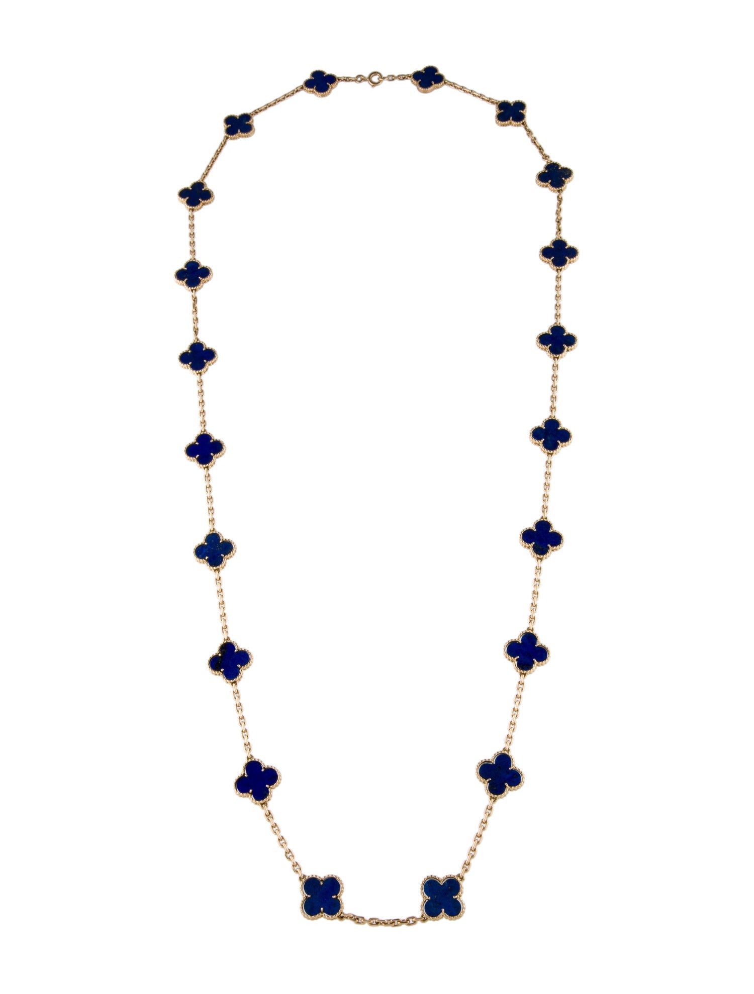 Van Cleef & Arpels Vintage Alhambra Necklace, 20 Motifs