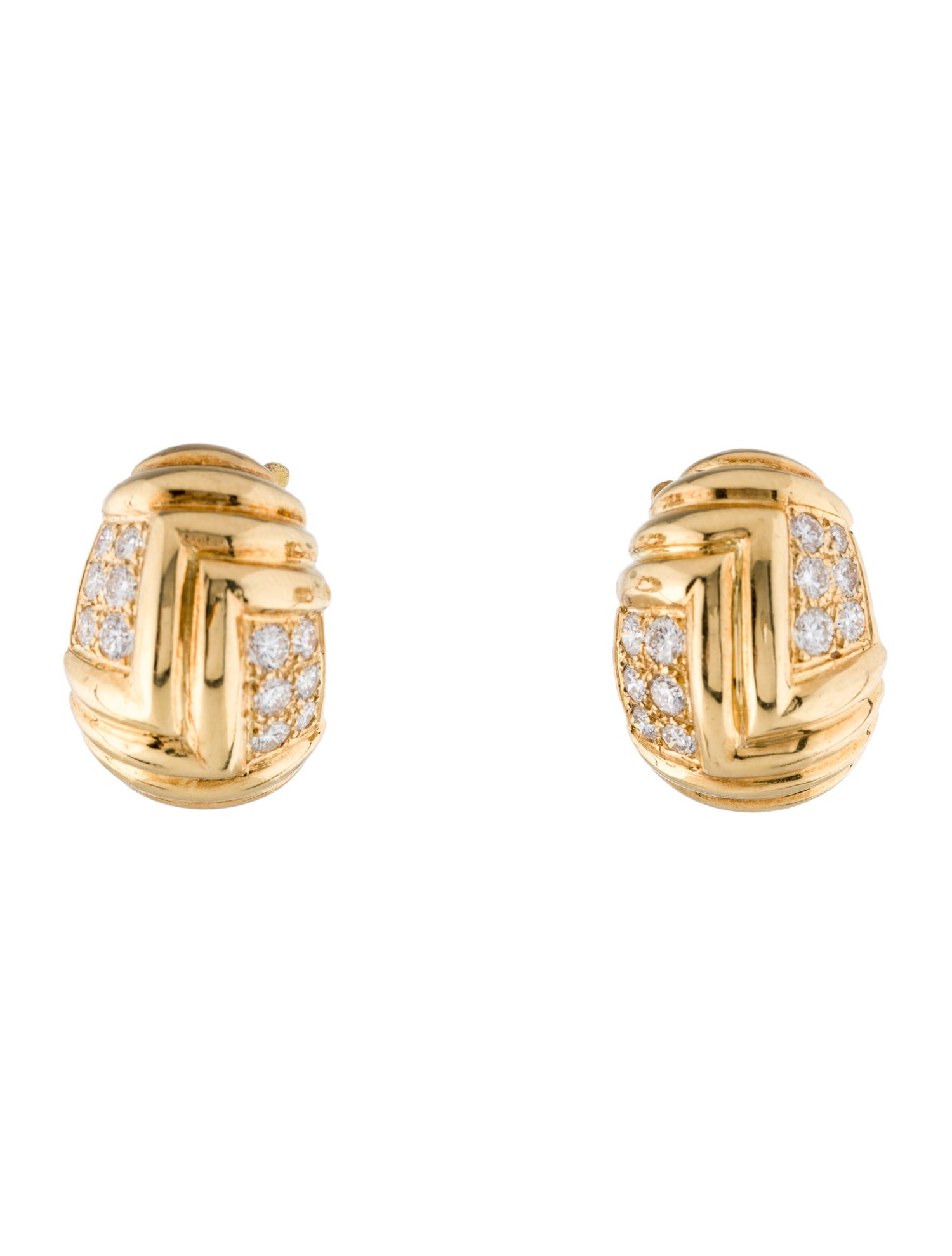 Van Cleef & Arpels Vintage Diamond Earclip Earrings