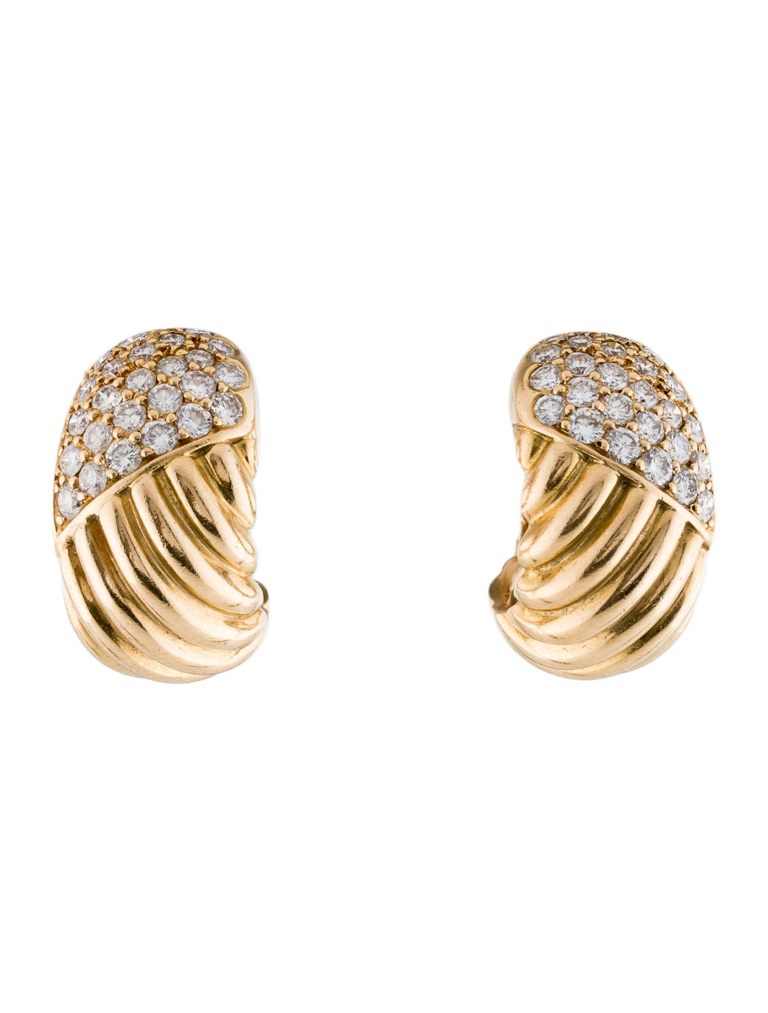 Van Cleef & Arpels Vintage Diamond Clip-On Earrings