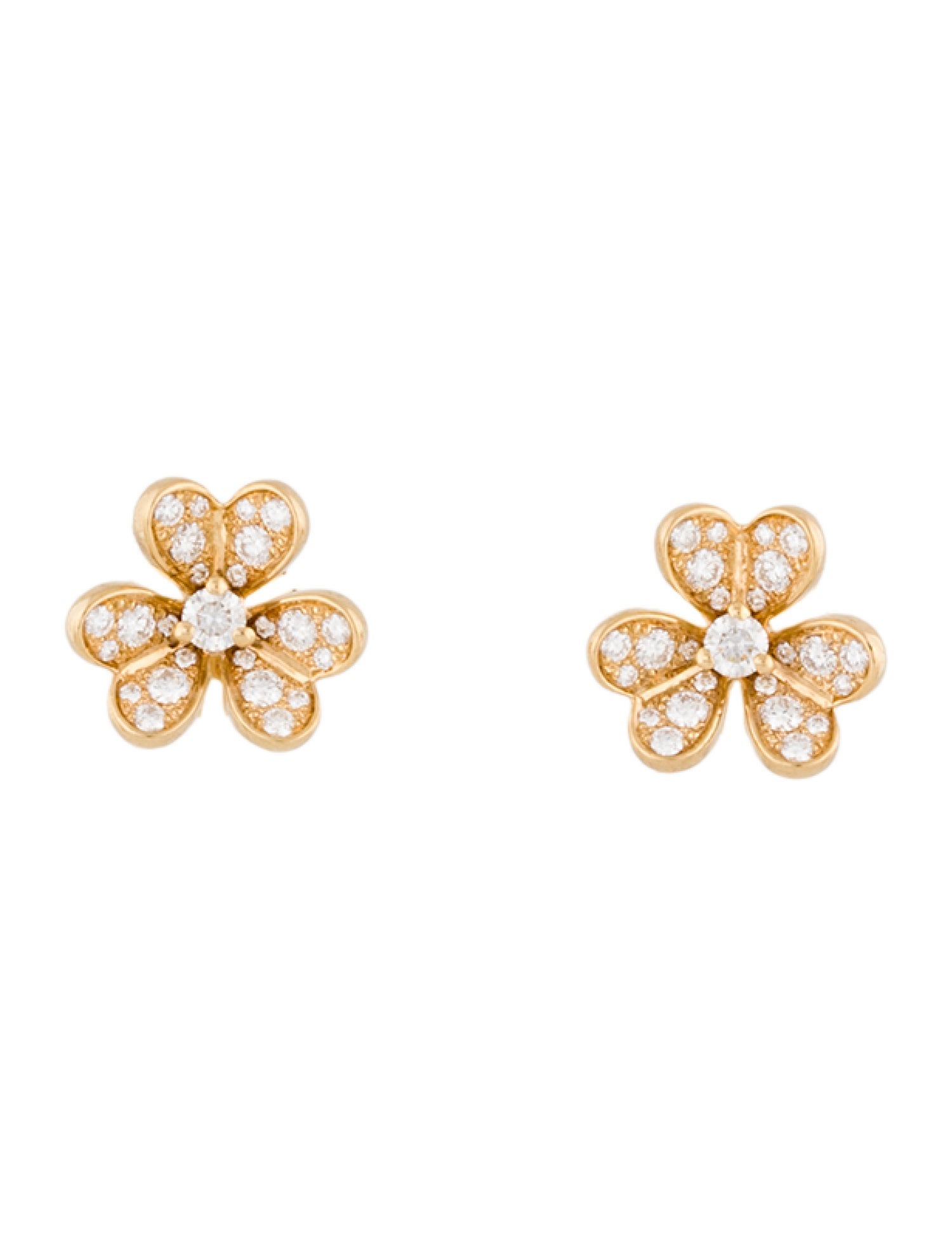 Van Cleef & Arpels Frivole Earrings, Mini Model
