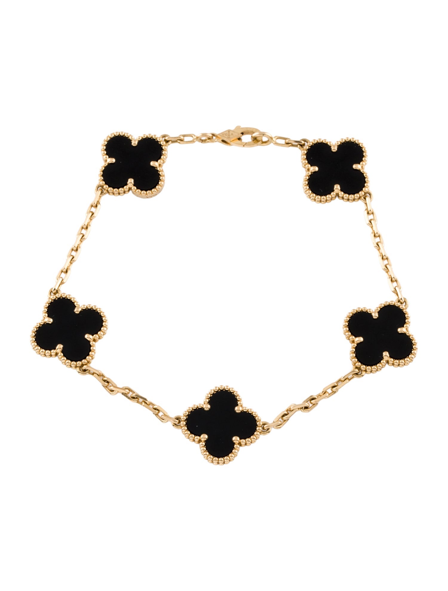Van Cleef & Arpels Vintage Alhambra Bracelet, 5 Motifs