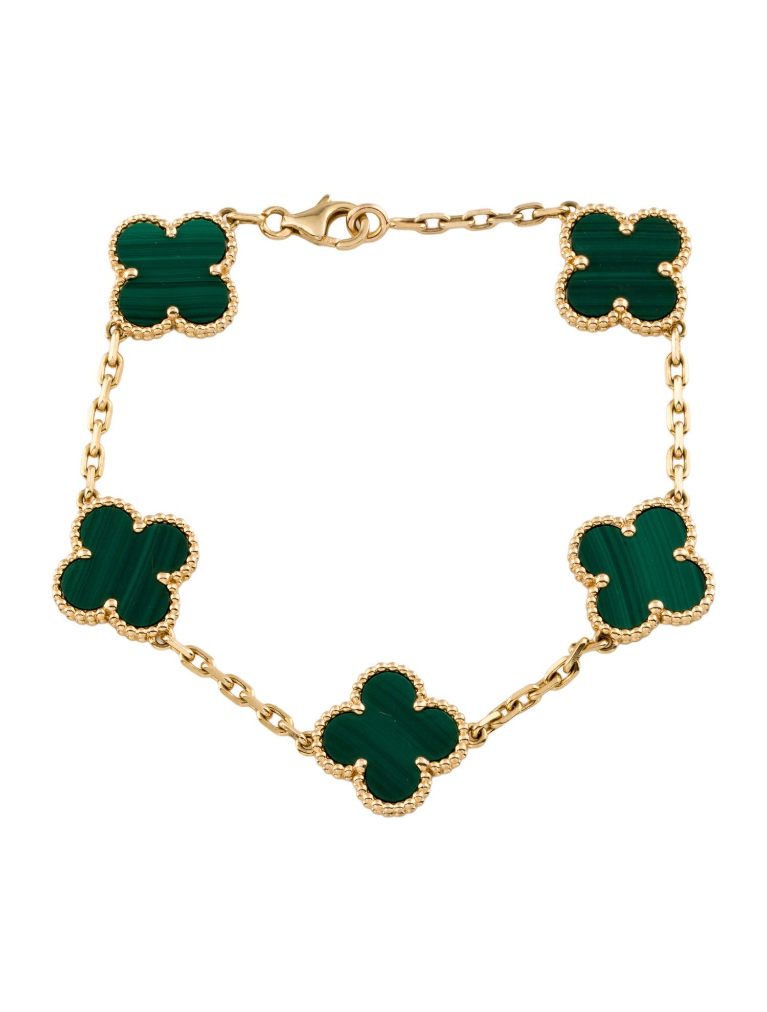 Van Cleef & Arpels Vintage Alhambra Bracelet, 5 Motifs