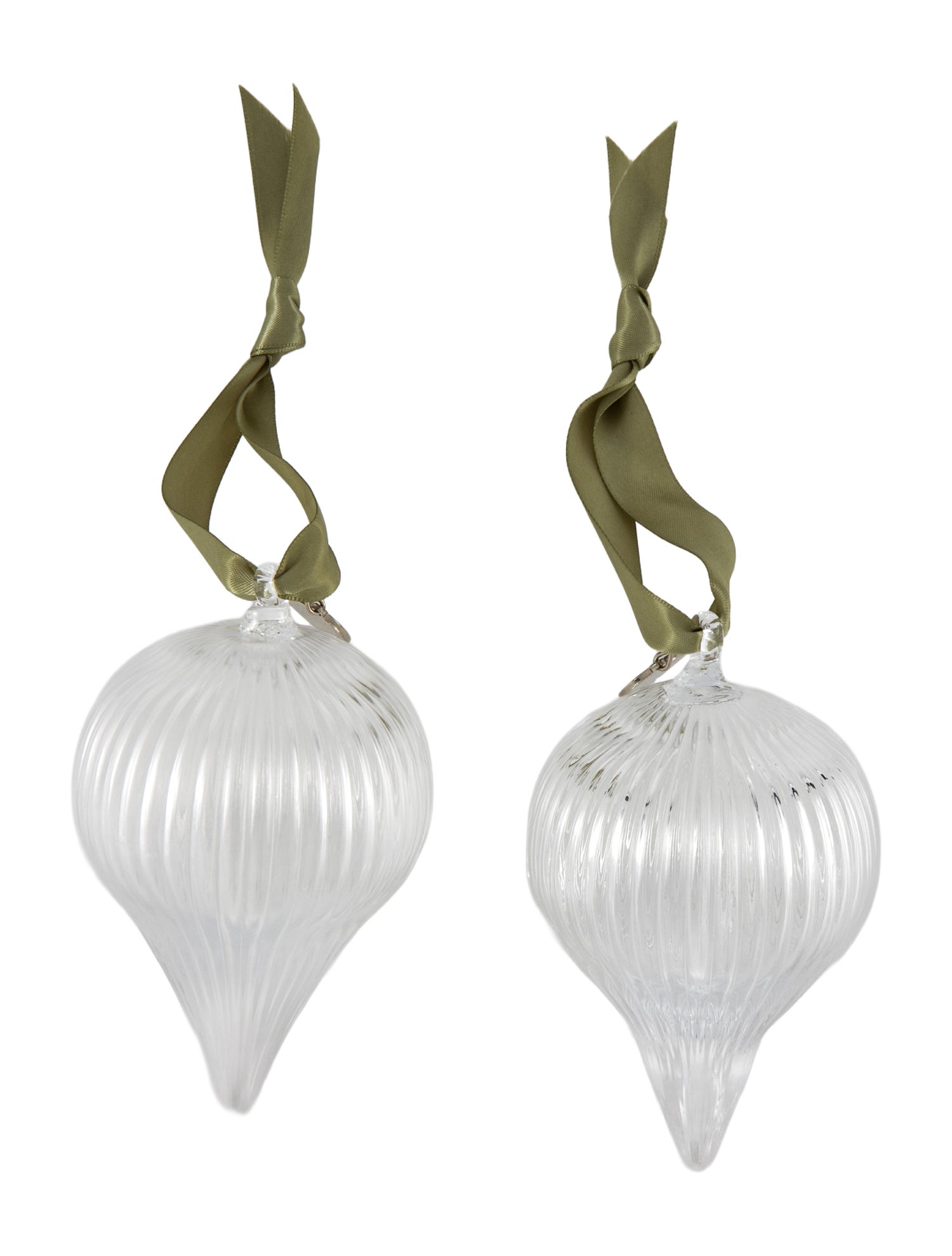 Van Cleef & Arpels x Venini Pair Of Crystal Ornaments