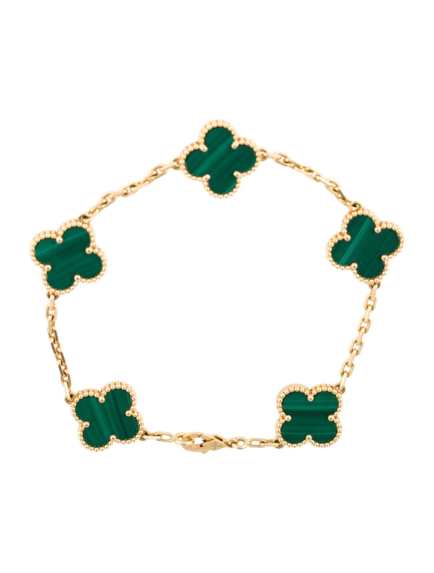 Van Cleef & Arpels Vintage Alhambra Bracelet, 5 Motifs