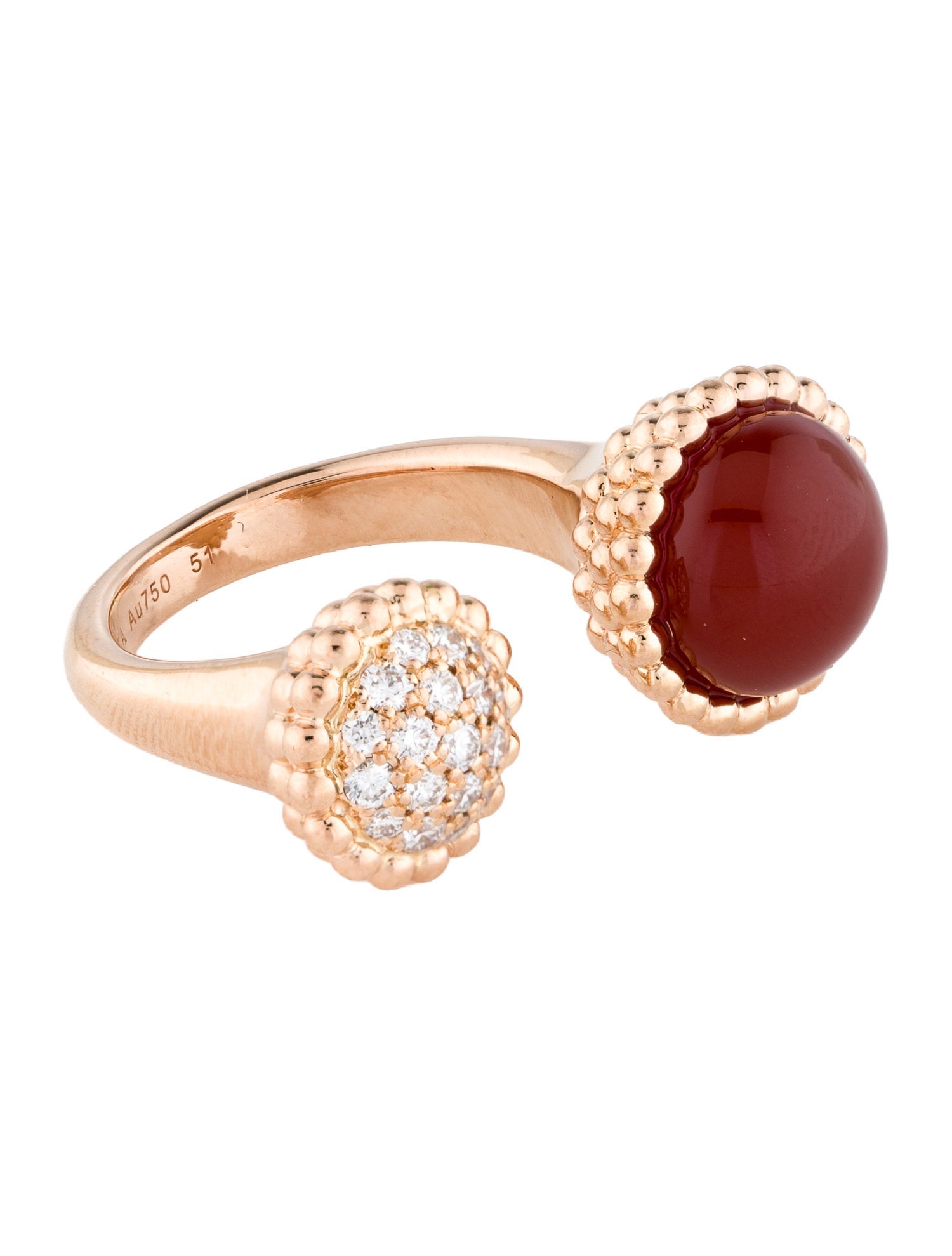 Van Cleef & Arpels Perlée Couleurs Between the Finger Ring