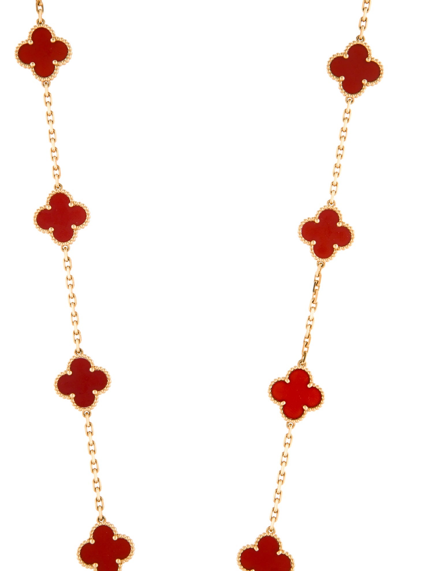 Van Cleef & Arpels Vintage Alhambra Necklace, 20 Motif