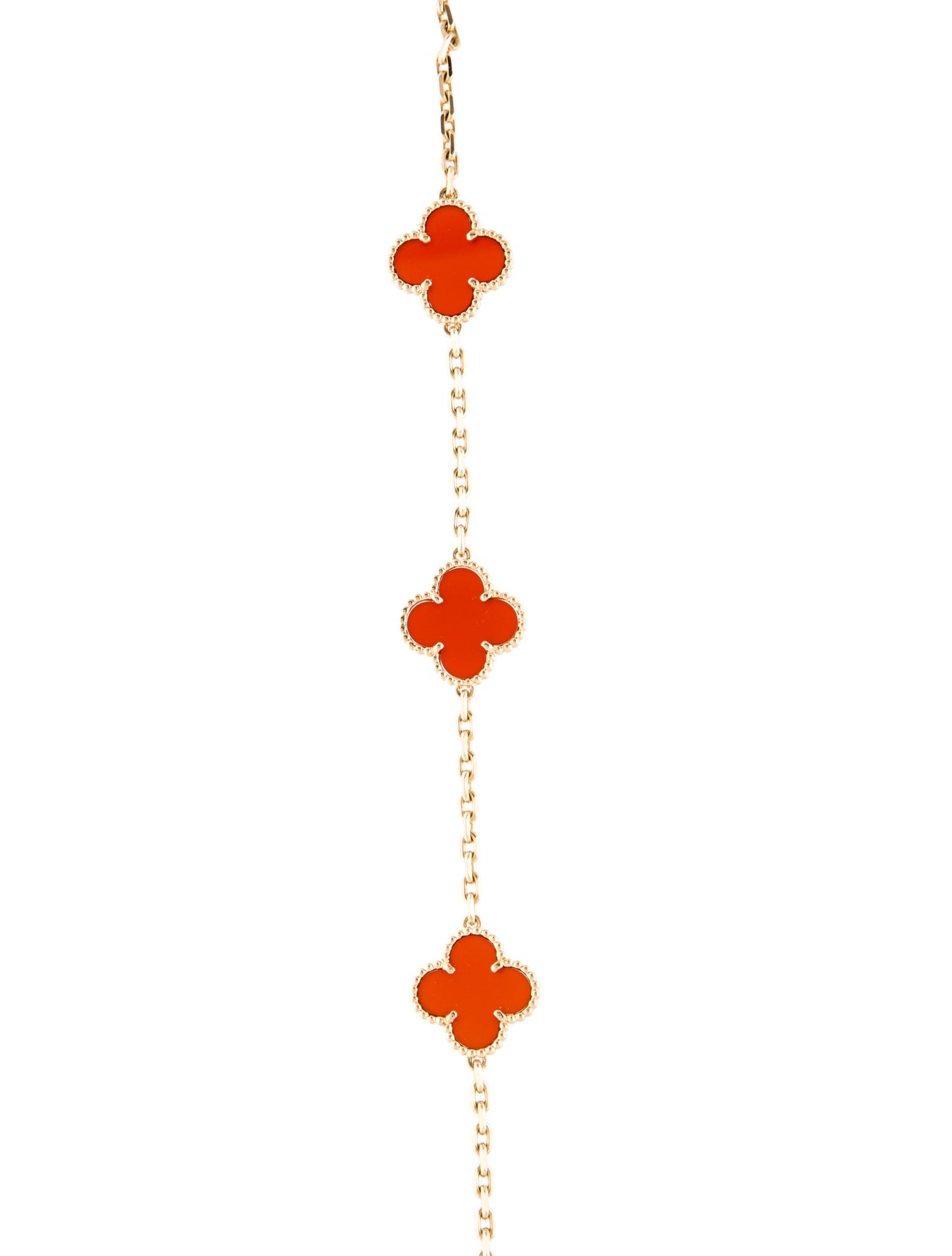 Van Cleef & Arpels Vintage Alhambra Long Necklace, 20 Motifs