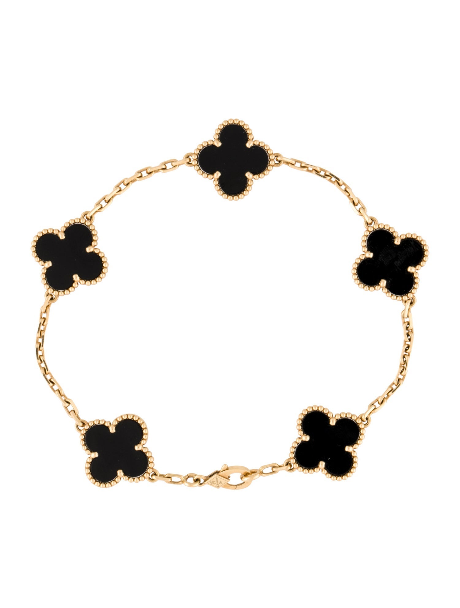 Van Cleef & Arpels Vintage Alhambra Bracelet, 5 Motifs