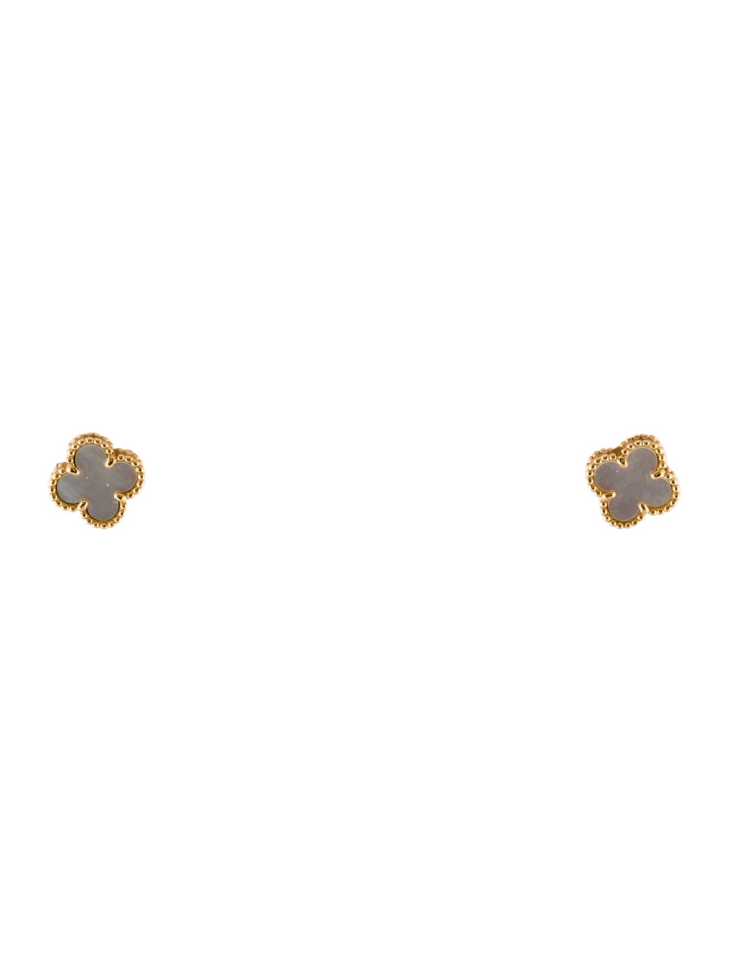 Van Cleef & Arpels Mother of Pearl Sweet Alhambra Earrings