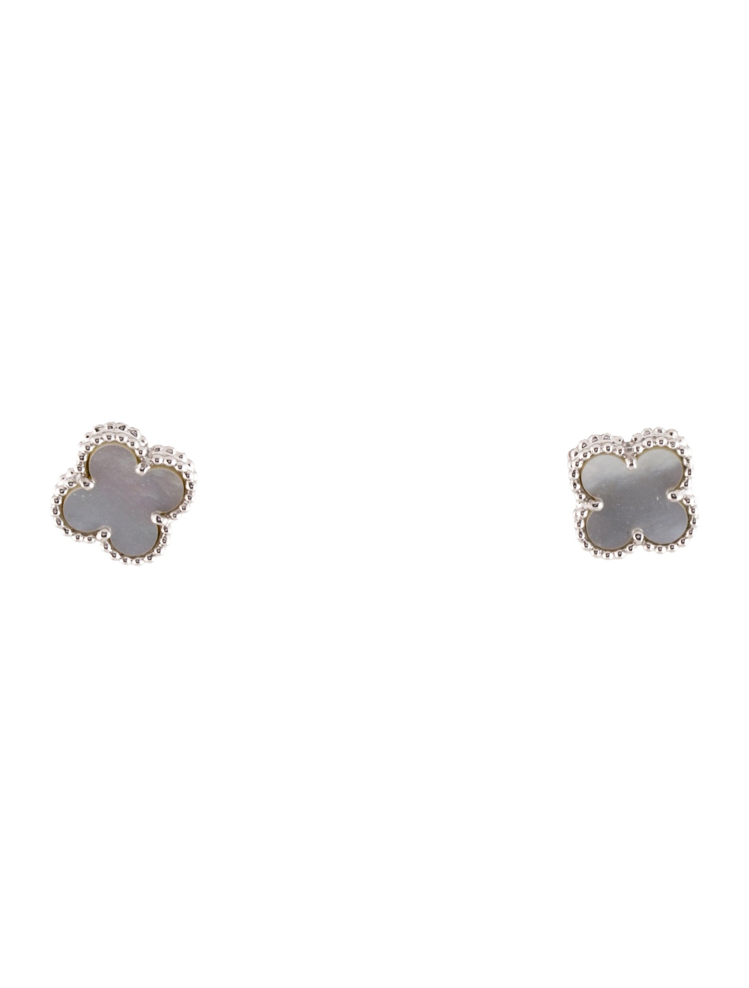 Van Cleef & Arpels Mother of Pearl Sweet Alhambra Studs
