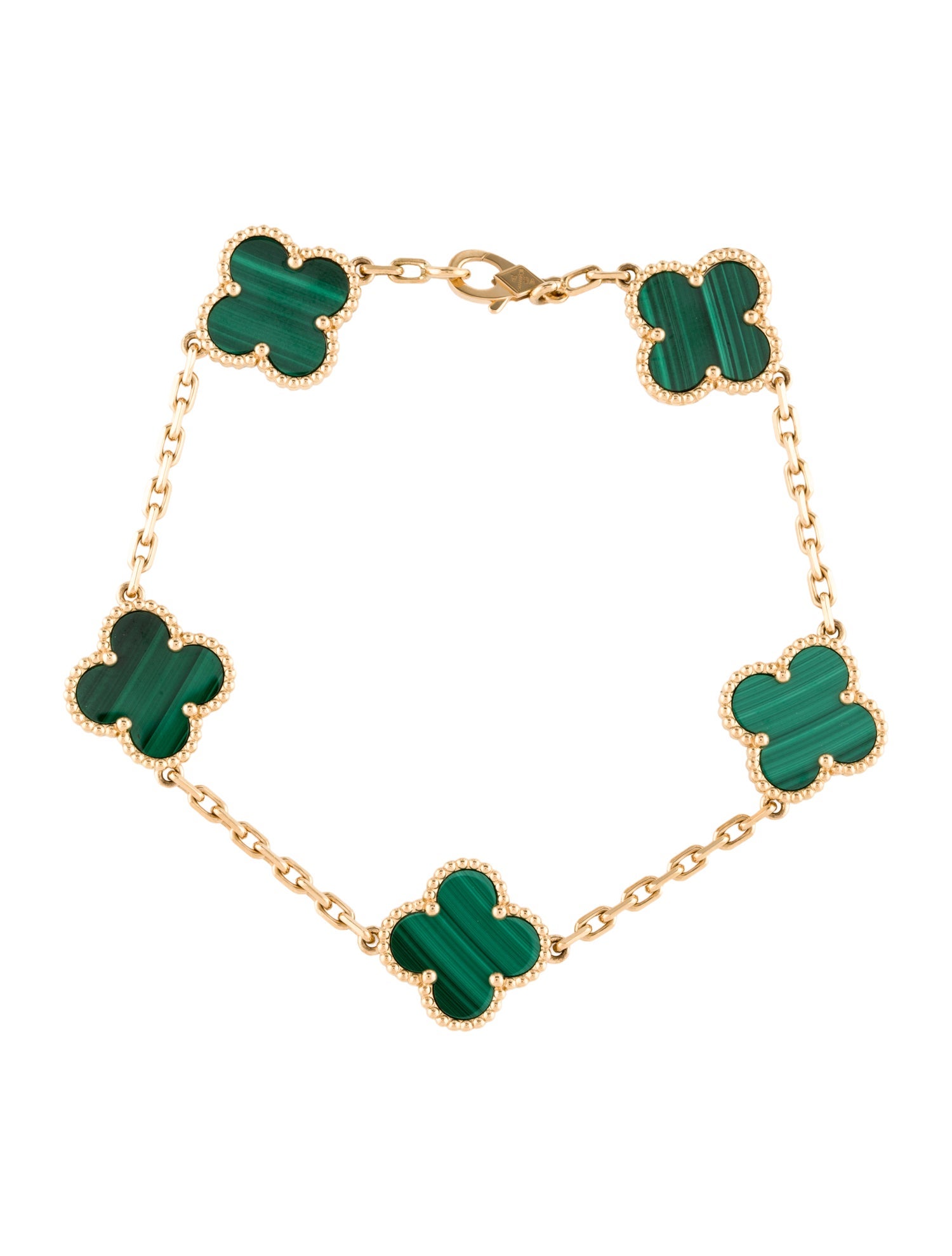 Van Cleef & Arpels Vintage Alambra 5 Motif Bracelet