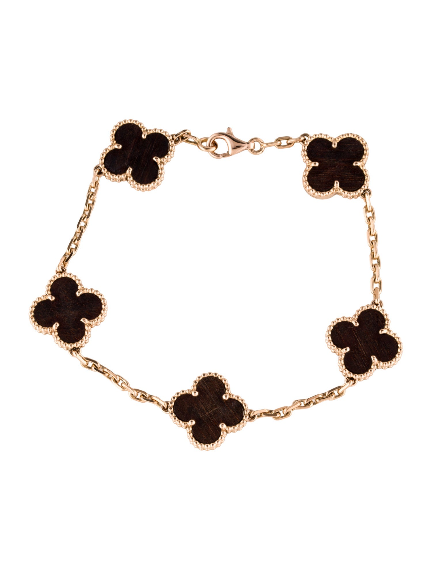 Van Cleef & Arpels Vintage Alhambra Bracelet, 5 Motif