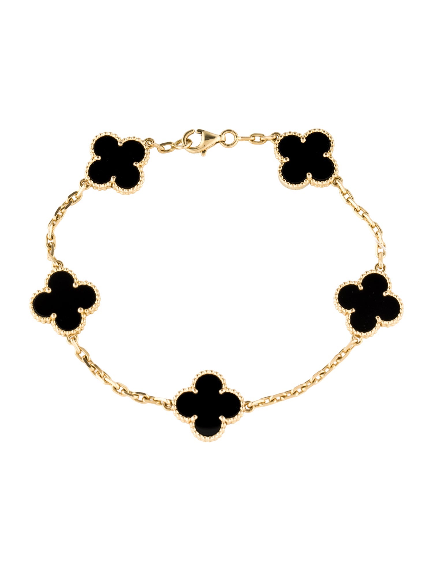 Van Cleef & Arpels Vintage Alhambra Bracelet, 5 Motifs