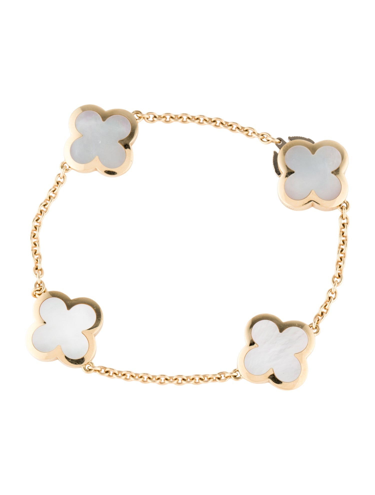 Van Cleef & Arpels Pure Alhambra Bracelet, 4 Motifs